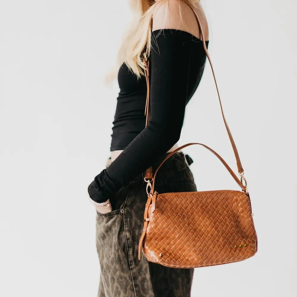Harper Hobo Woven Shoulder Bag Bags + Pouches