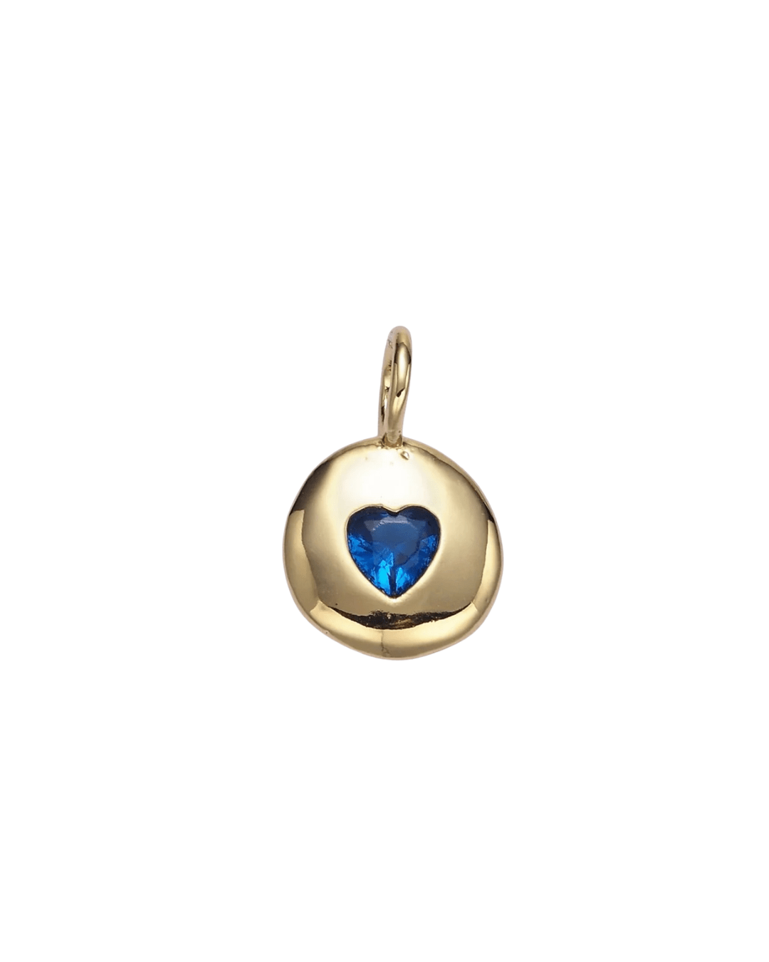 Heart Birthstone Charms Charms