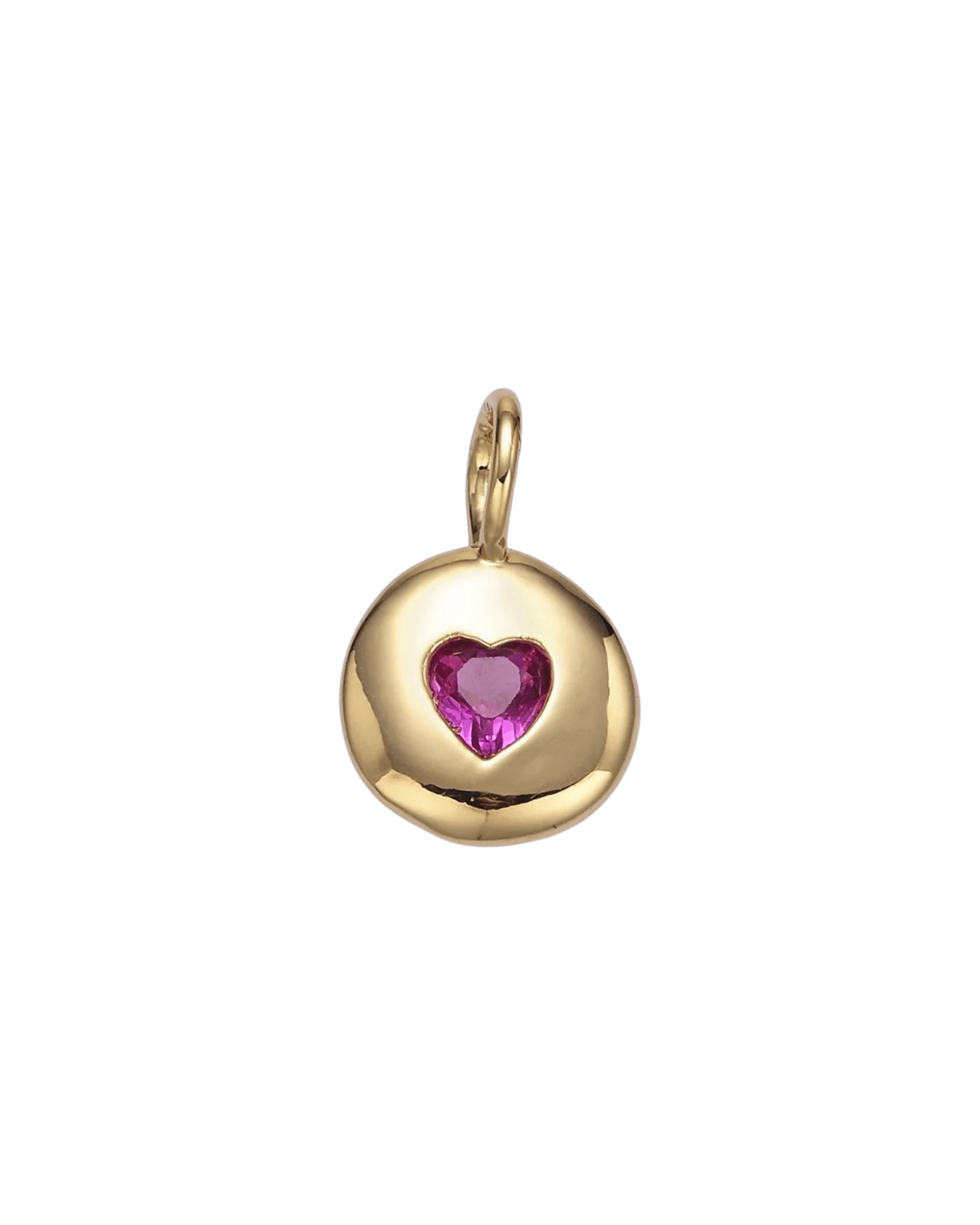 Heart Birthstone Charms Charms