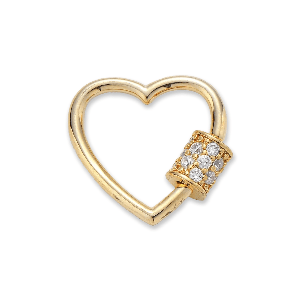 Heart Charm Connector Connectors