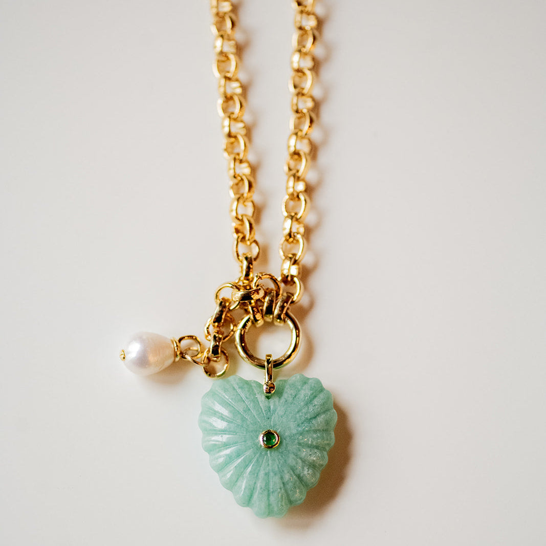 Heart Necklace Drop Necklaces