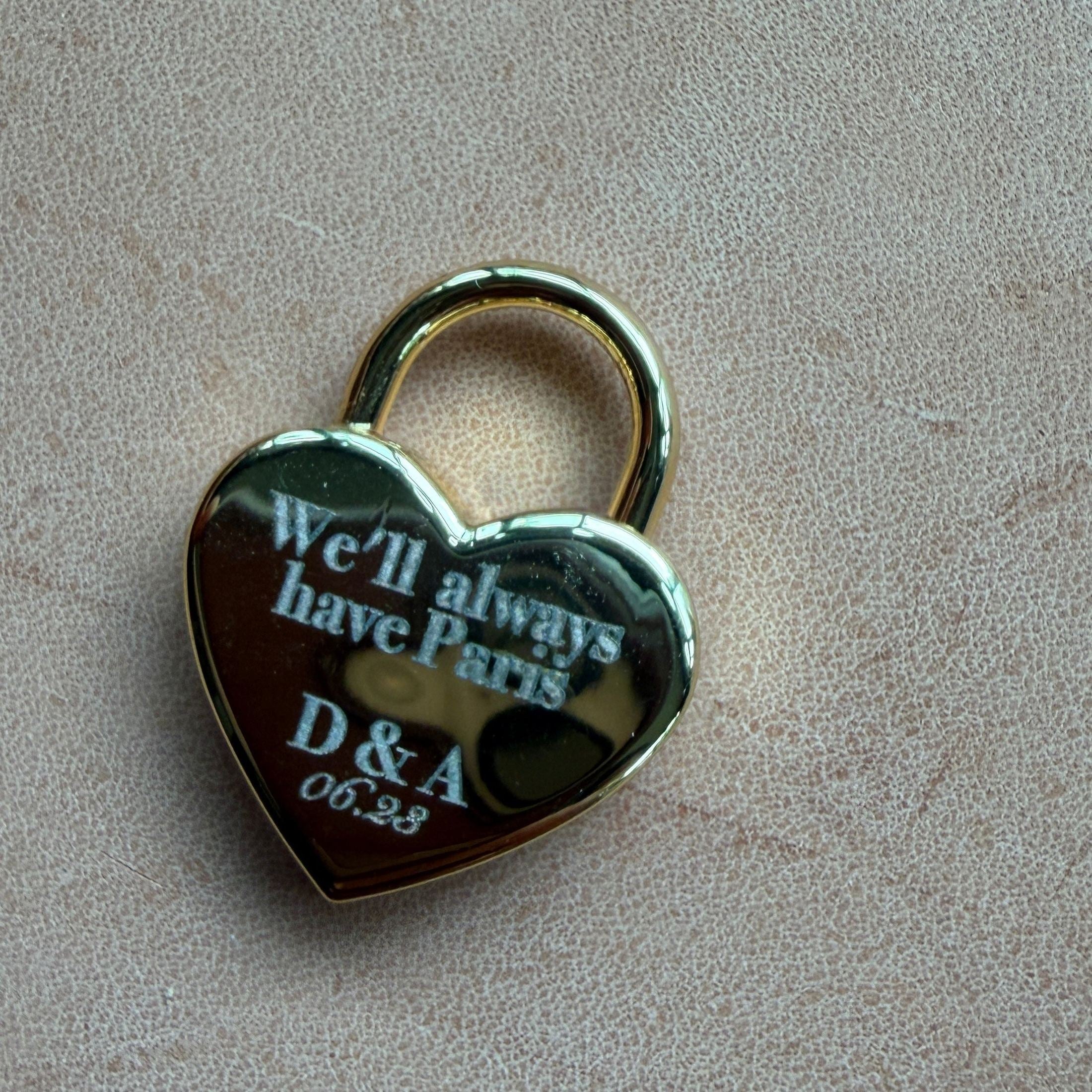 Custom Message Heart Locket