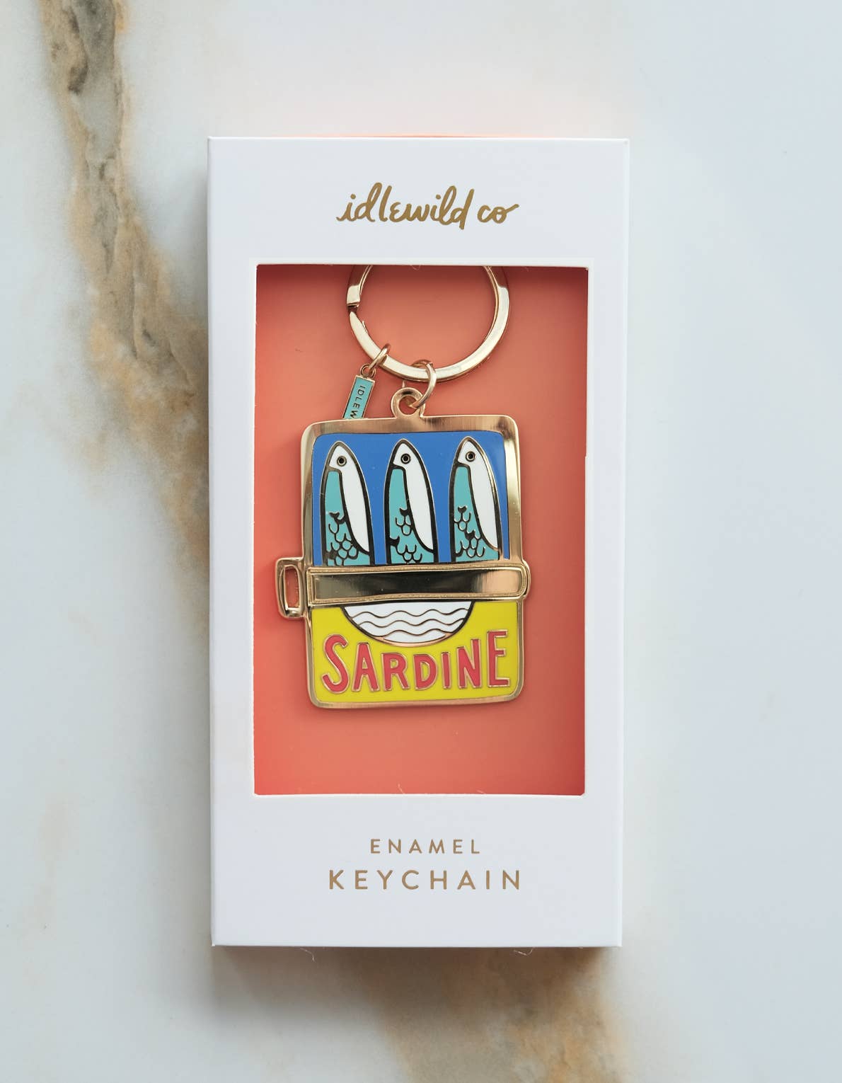 Idlewild Co. - Tinned Fish Enamel Keychain