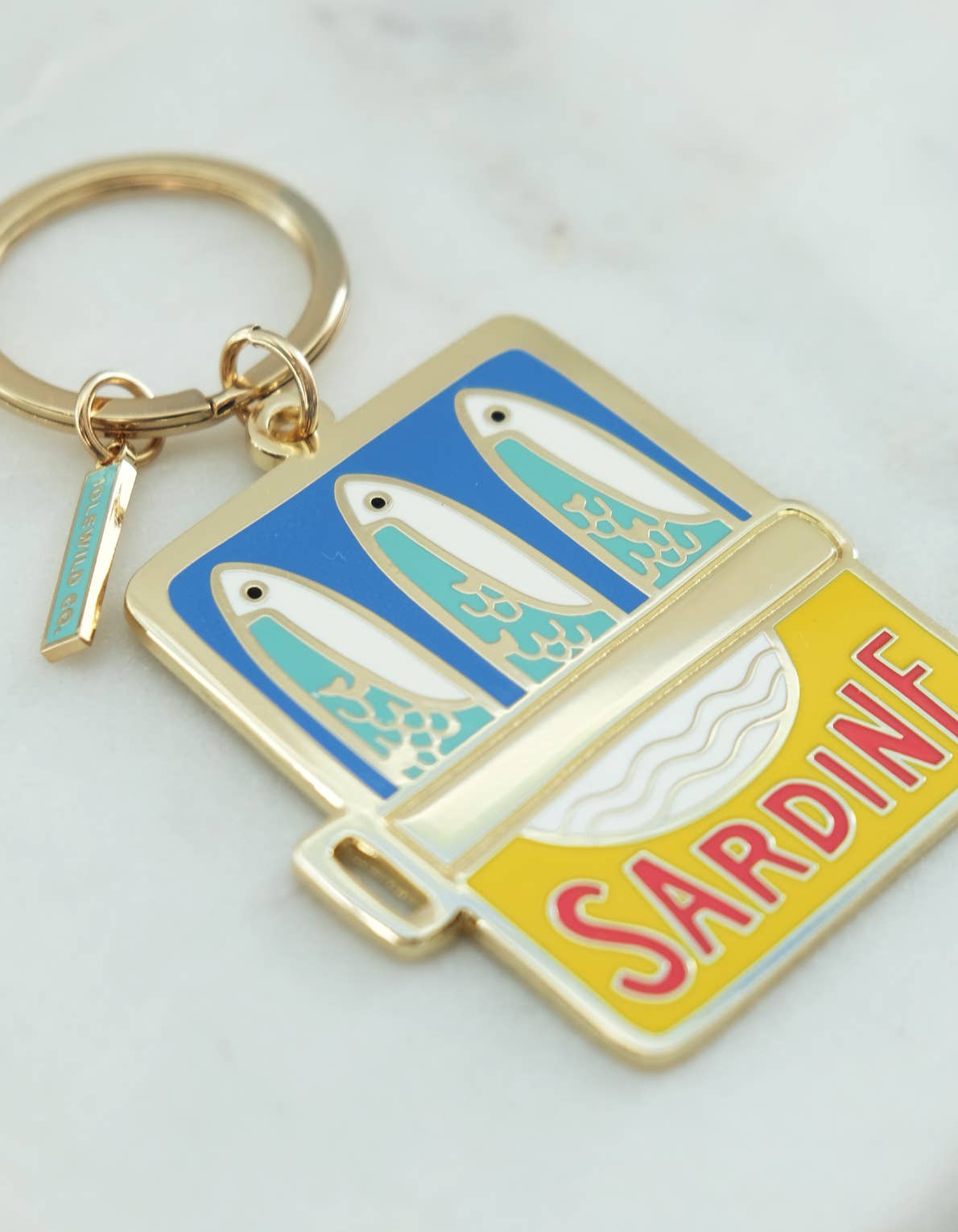 Idlewild Co. - Tinned Fish Enamel Keychain