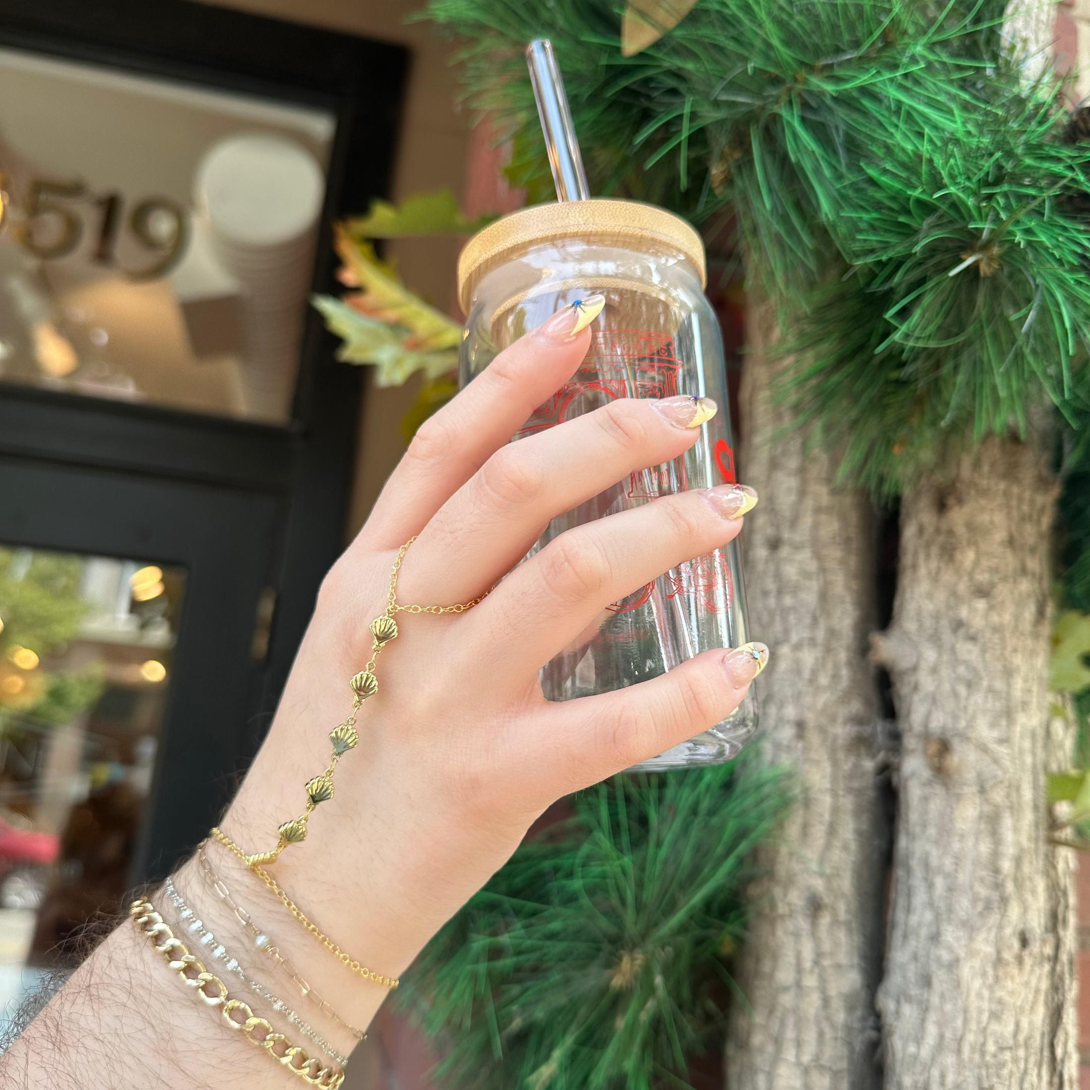 La Mer Scallop Hand Chain Bracelets + Anklets