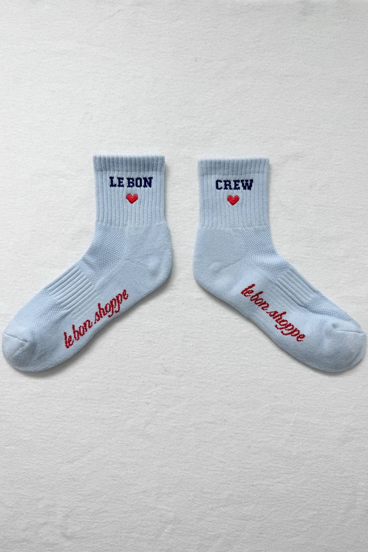 Le Bon Shoppe - Embroidered Crew Socks wholesale