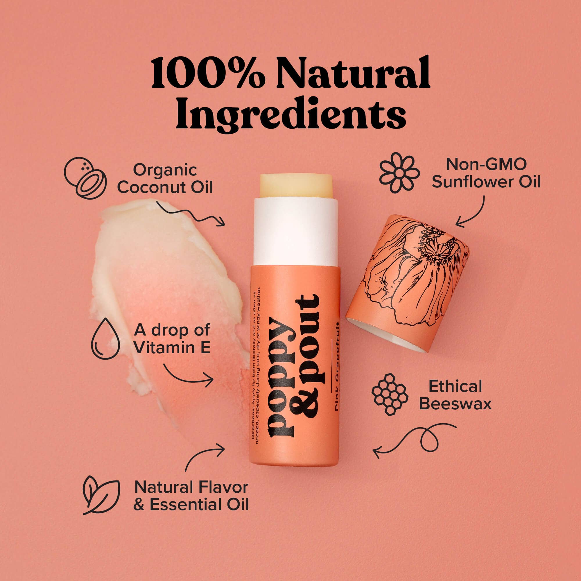 Lip Balm - Pink Grapefruit Skin + Body