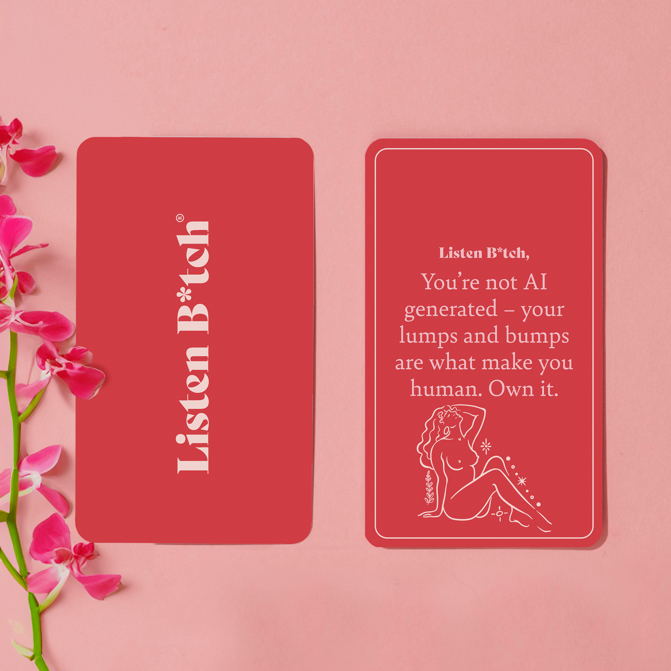Listen Bitch - Sex Edition | Listen Bitch Affirmation Cards