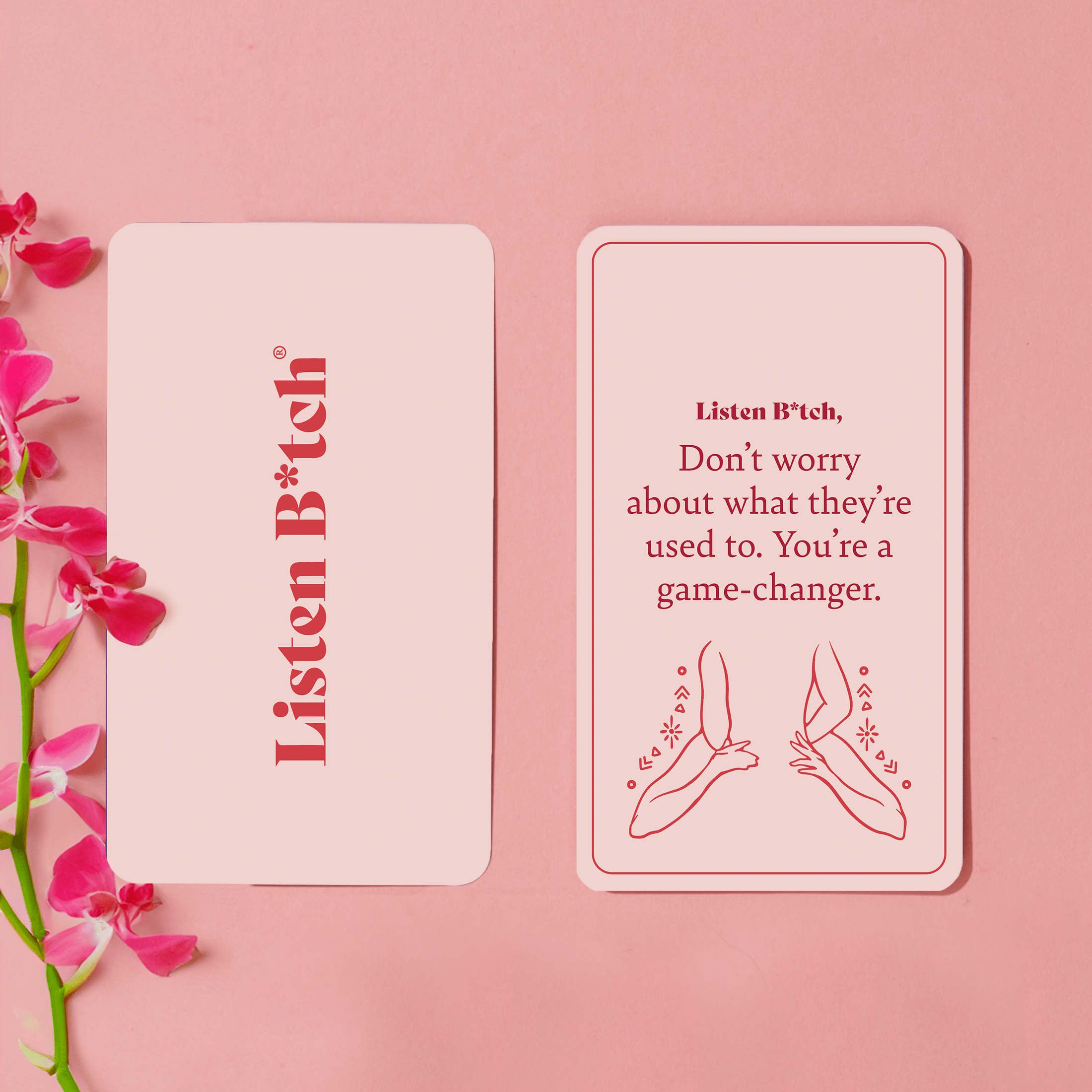Listen Bitch - Sex Edition | Listen Bitch Affirmation Cards