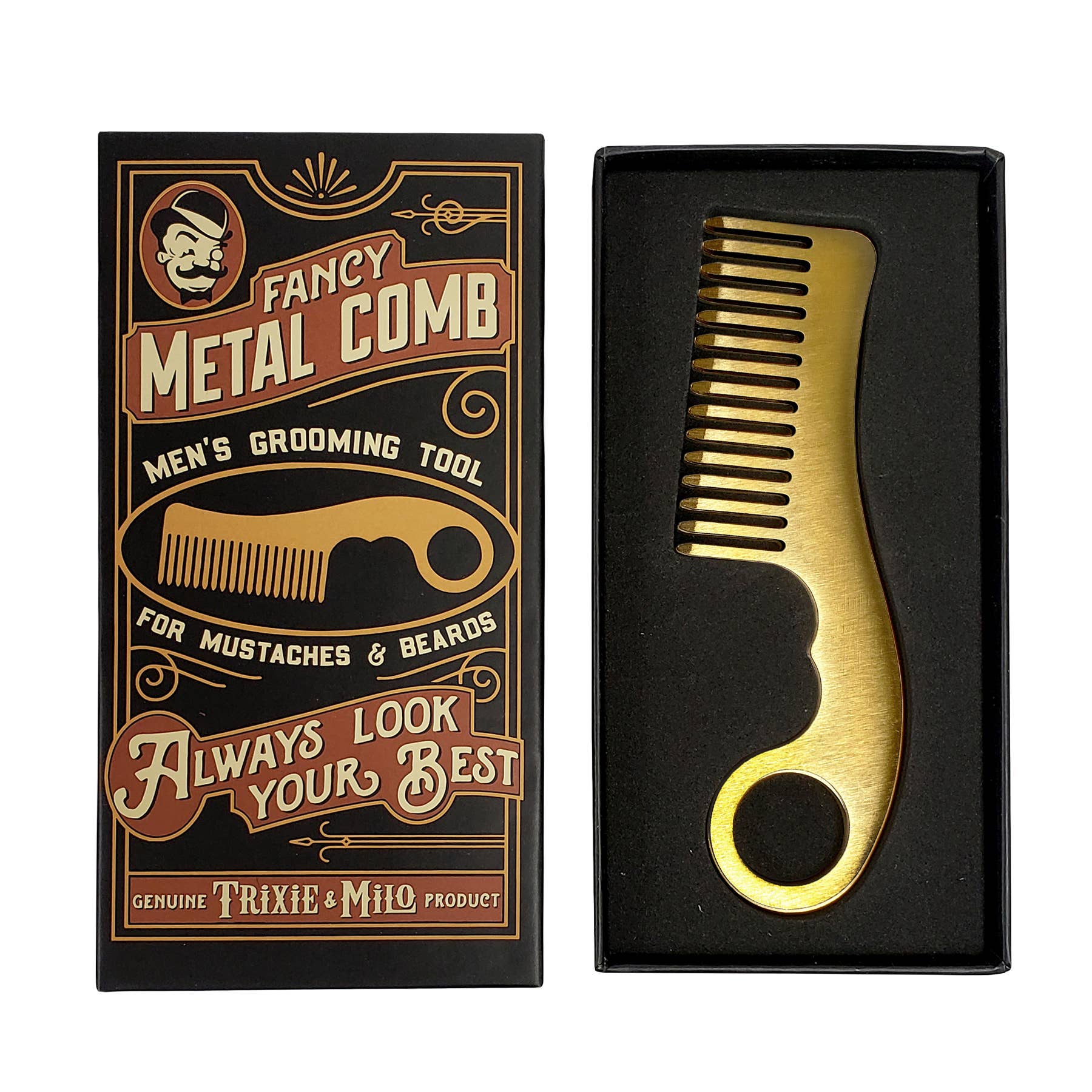 Lucky Jack f.k.a. Trixie & Milo - Fancy Metal Combs 12 pk.