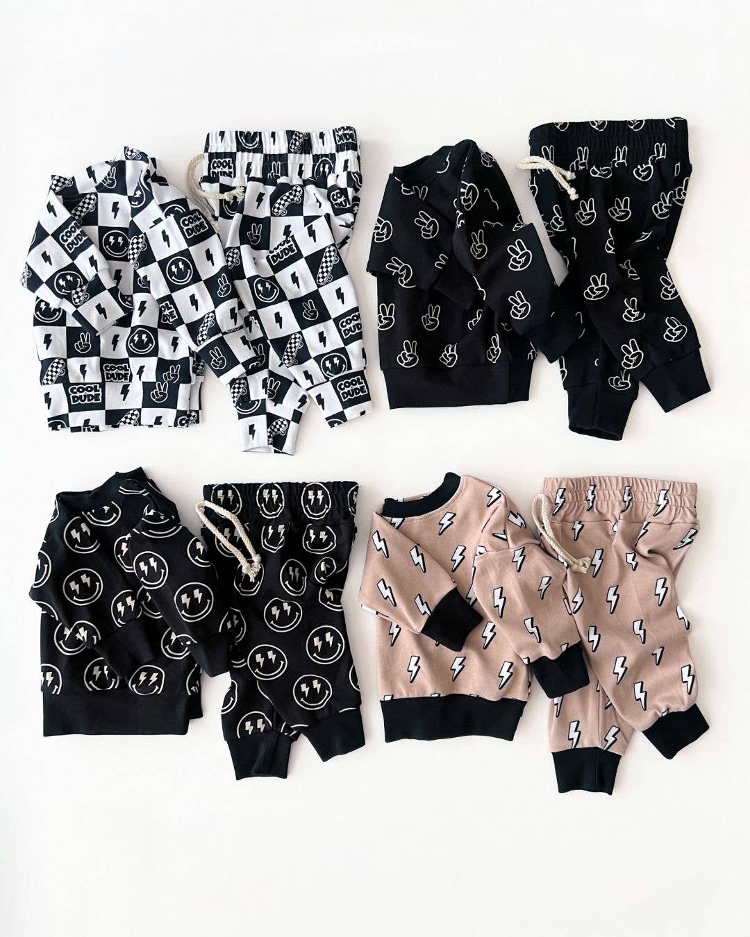 Lucky Panda Kids - Jogger Set | Electric Smiley