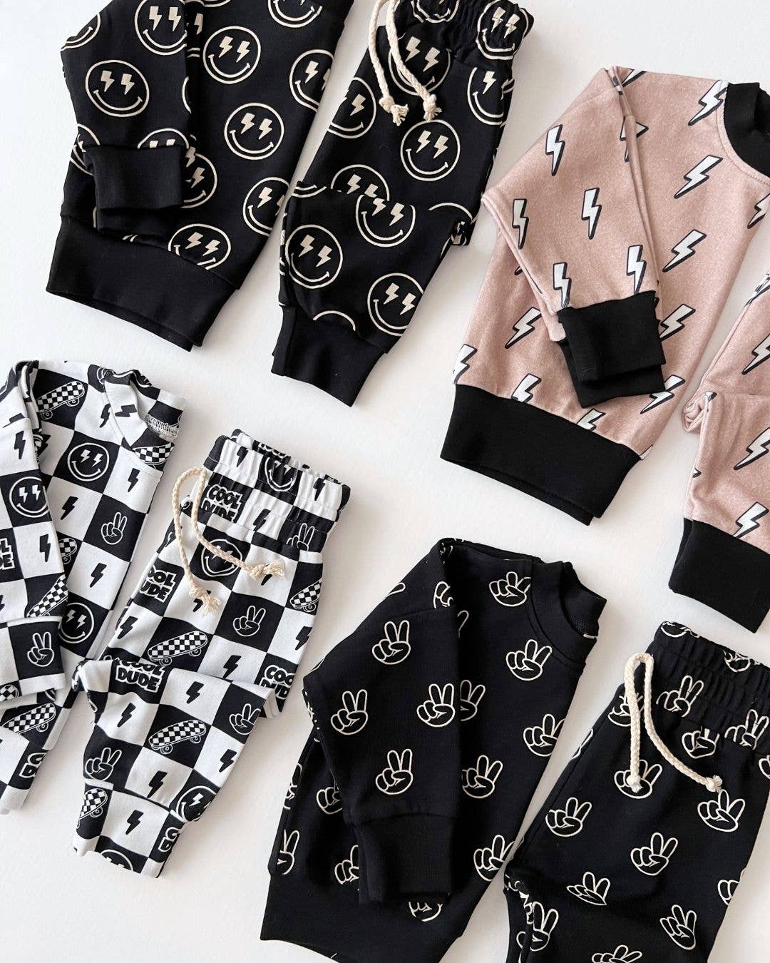 Lucky Panda Kids - Jogger Set | Electric Smiley