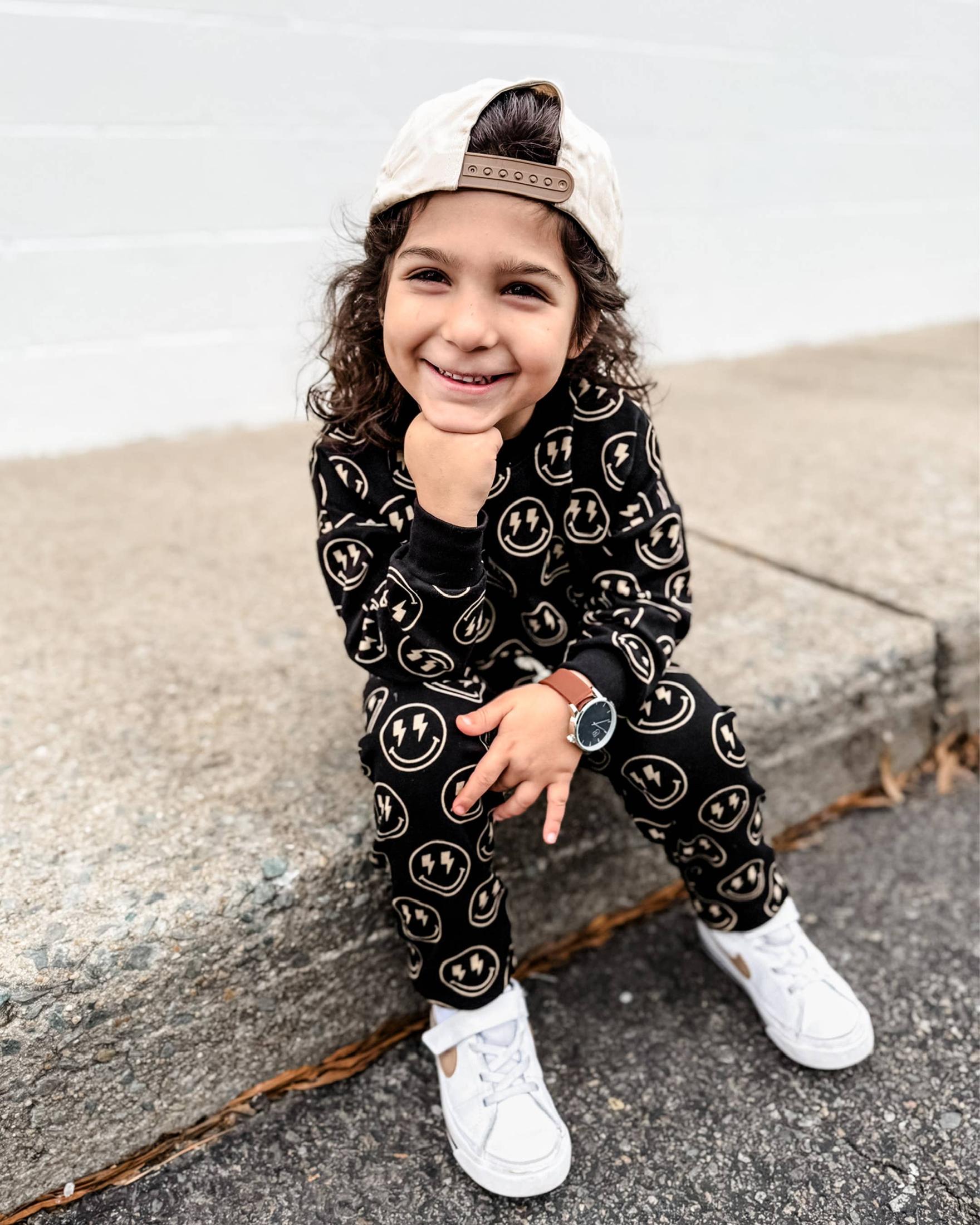 Lucky Panda Kids - Jogger Set | Electric Smiley
