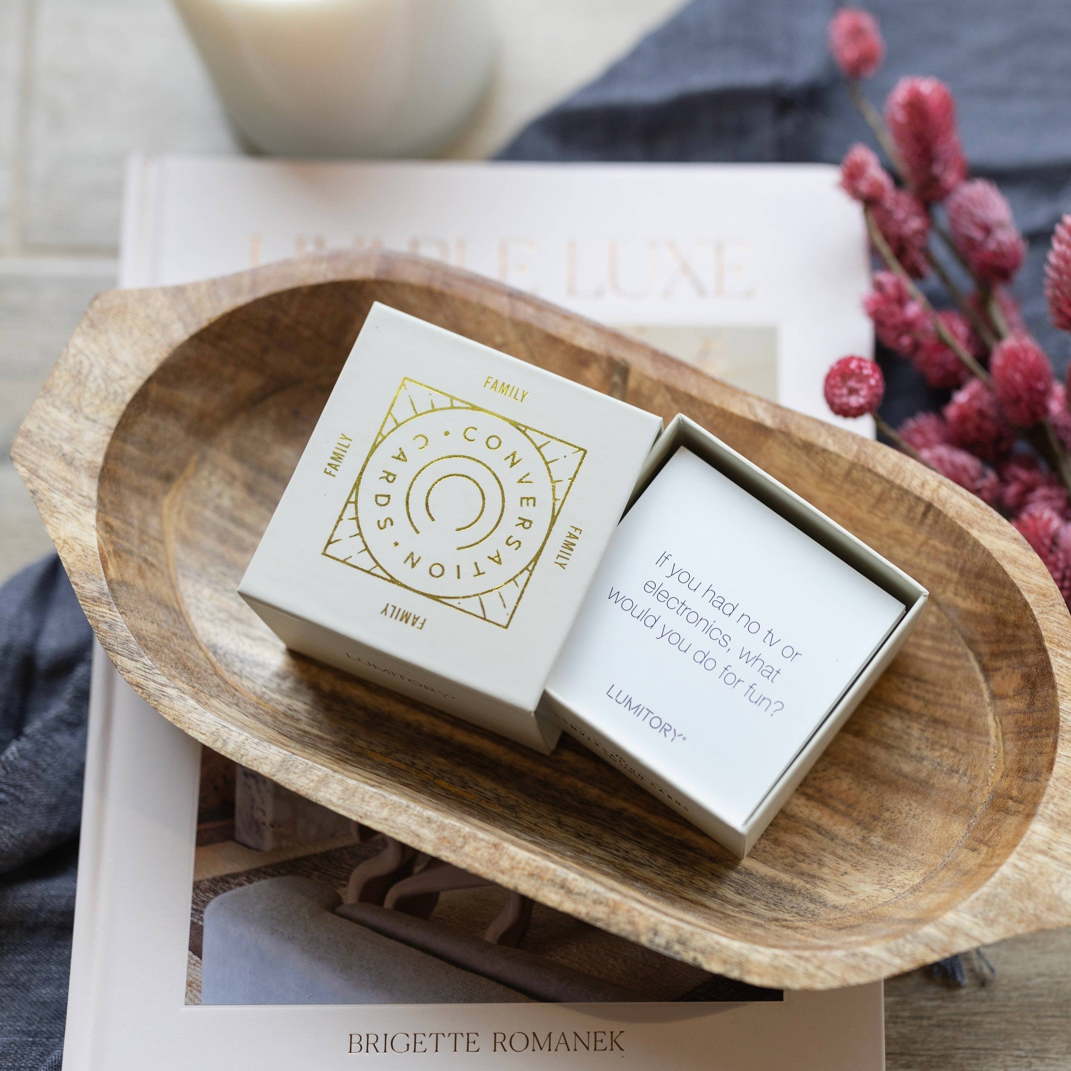 Lumitory - Family Conversation Cards: 12 Sets with Free Display