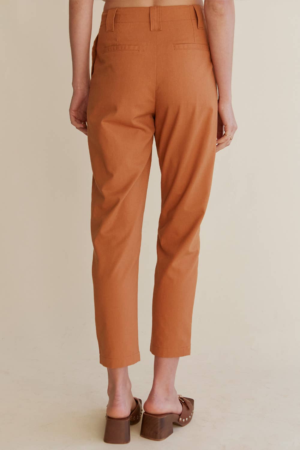 Marcello Linen Tapered Pants Bottoms