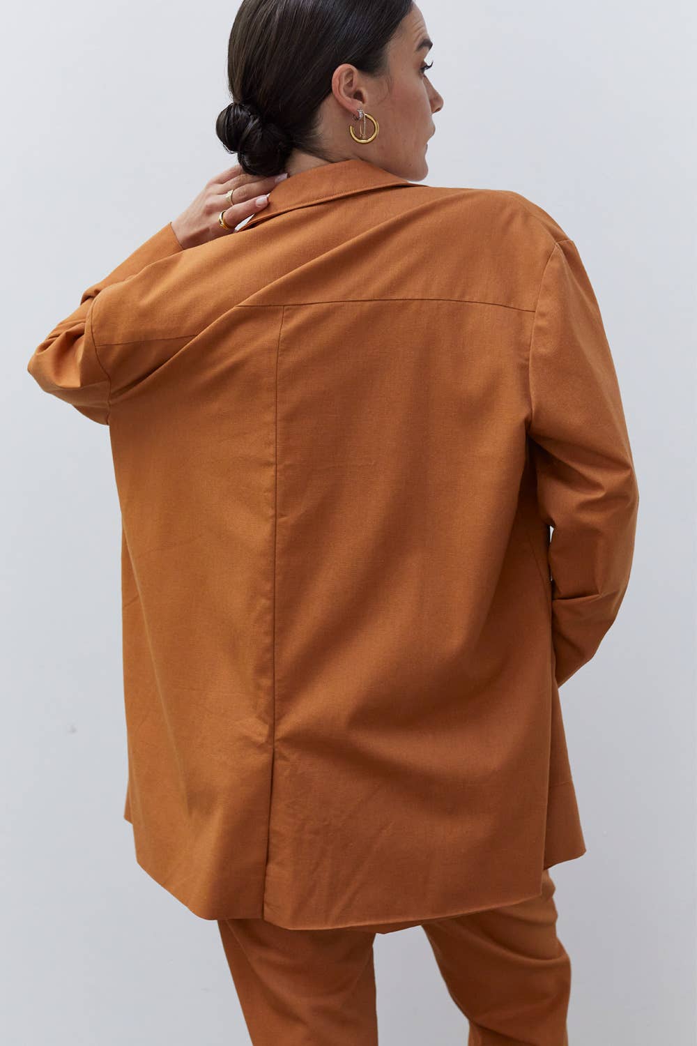 Marcello Slouchy Linen Blazer Jackets