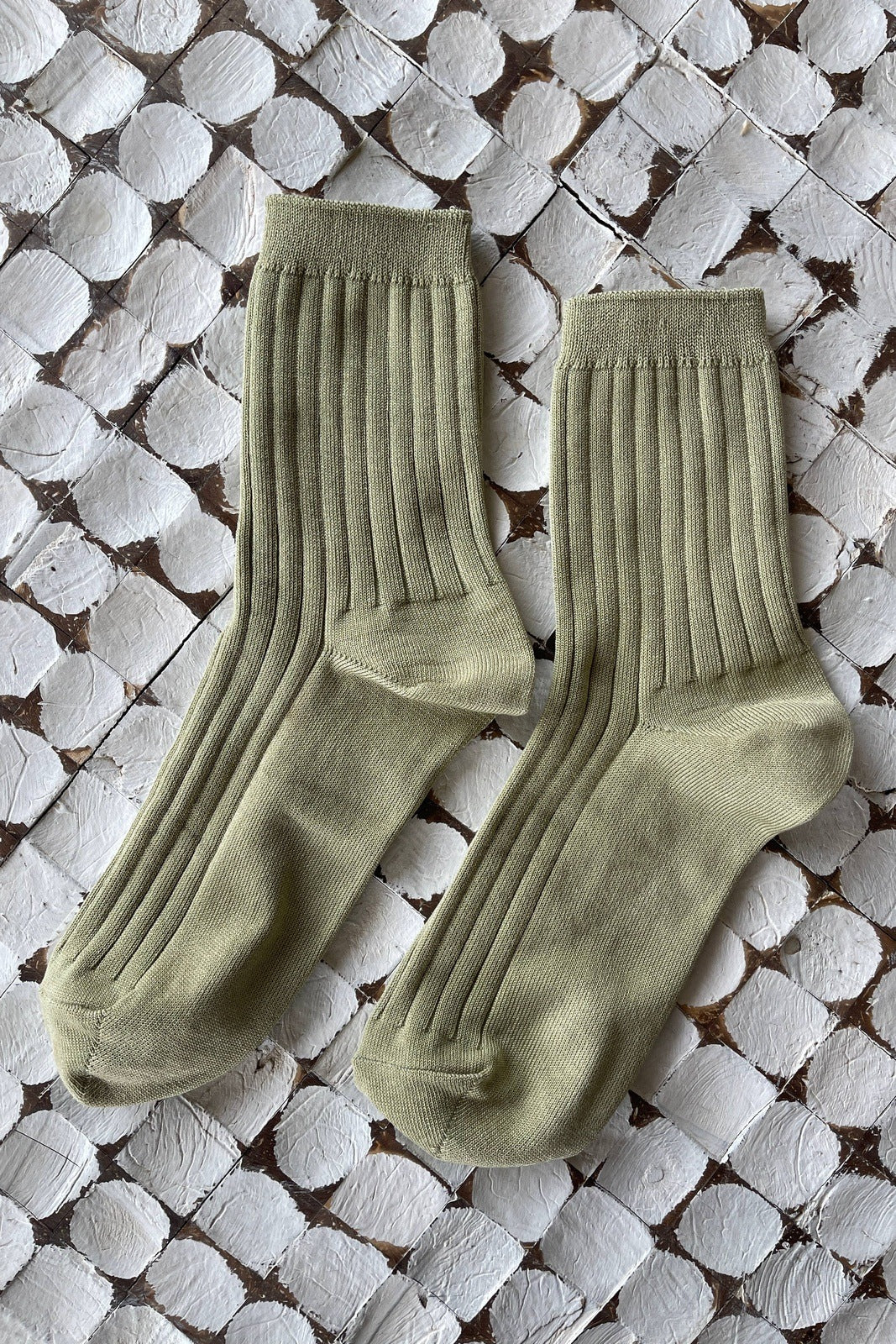 Mercerized Combed Cotton Rib - Her Socks Socks