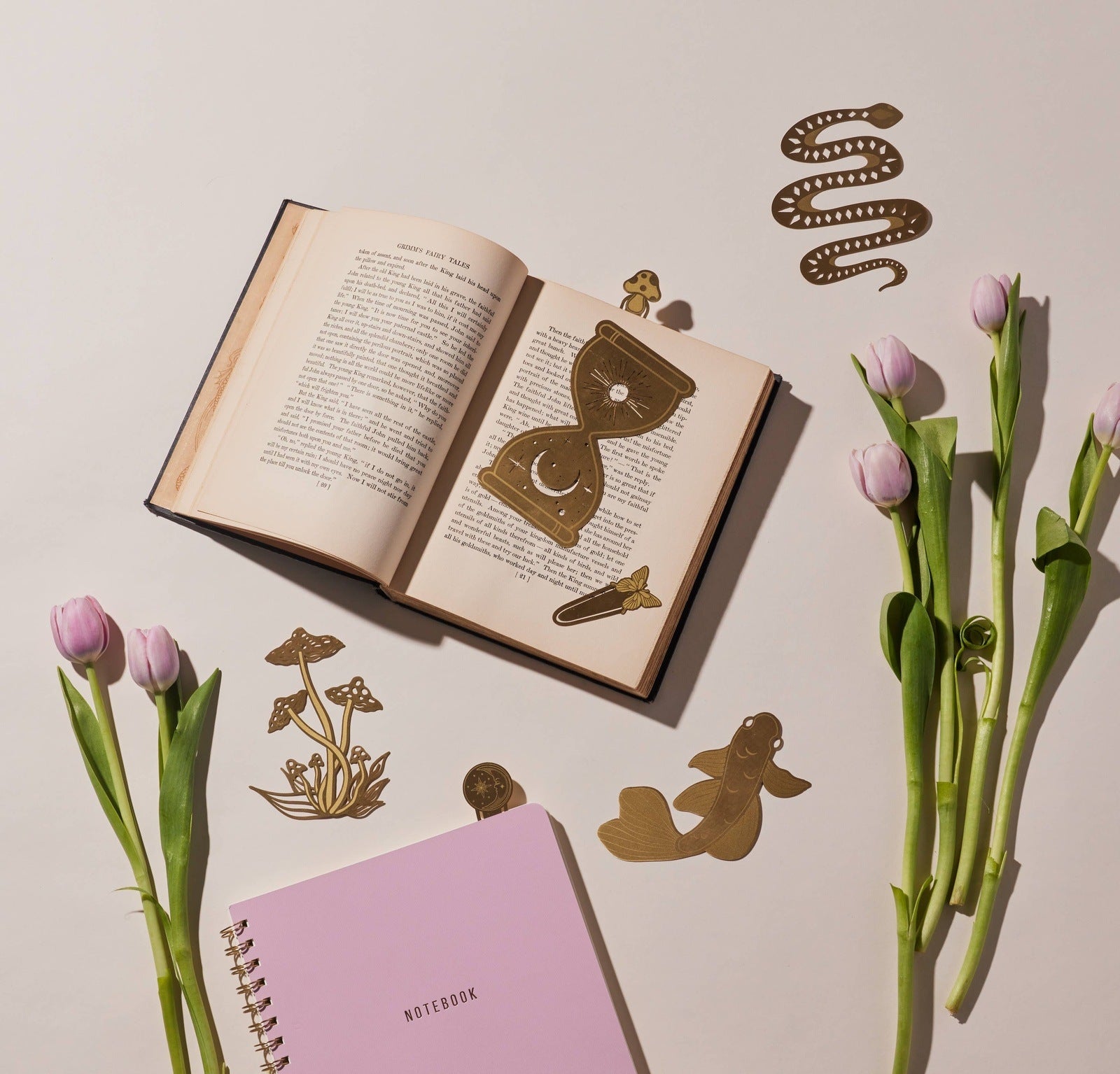 Metal Bookmark - Hourglass Notebooks + Journals