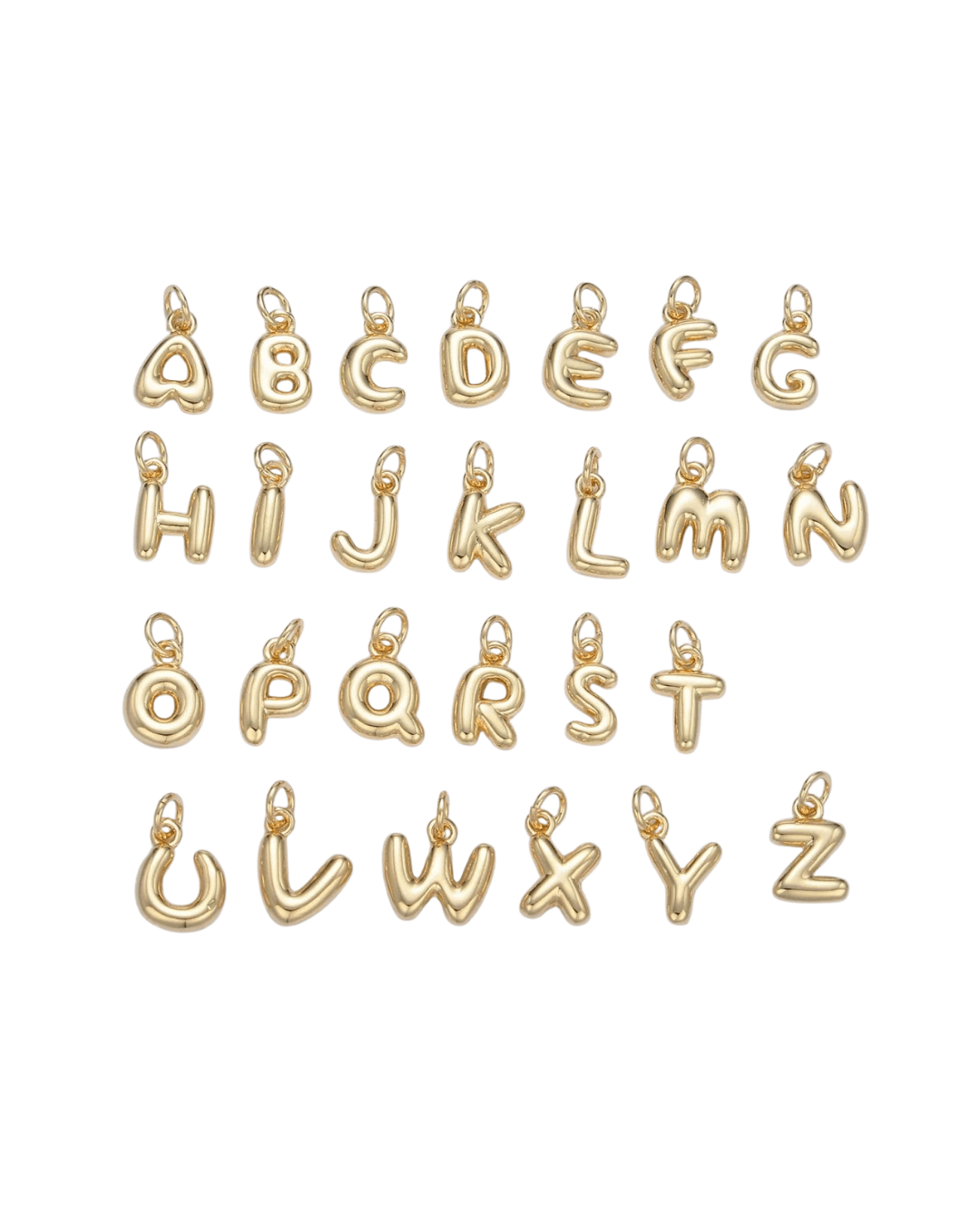 Mini Bubble Letter Charms Charms