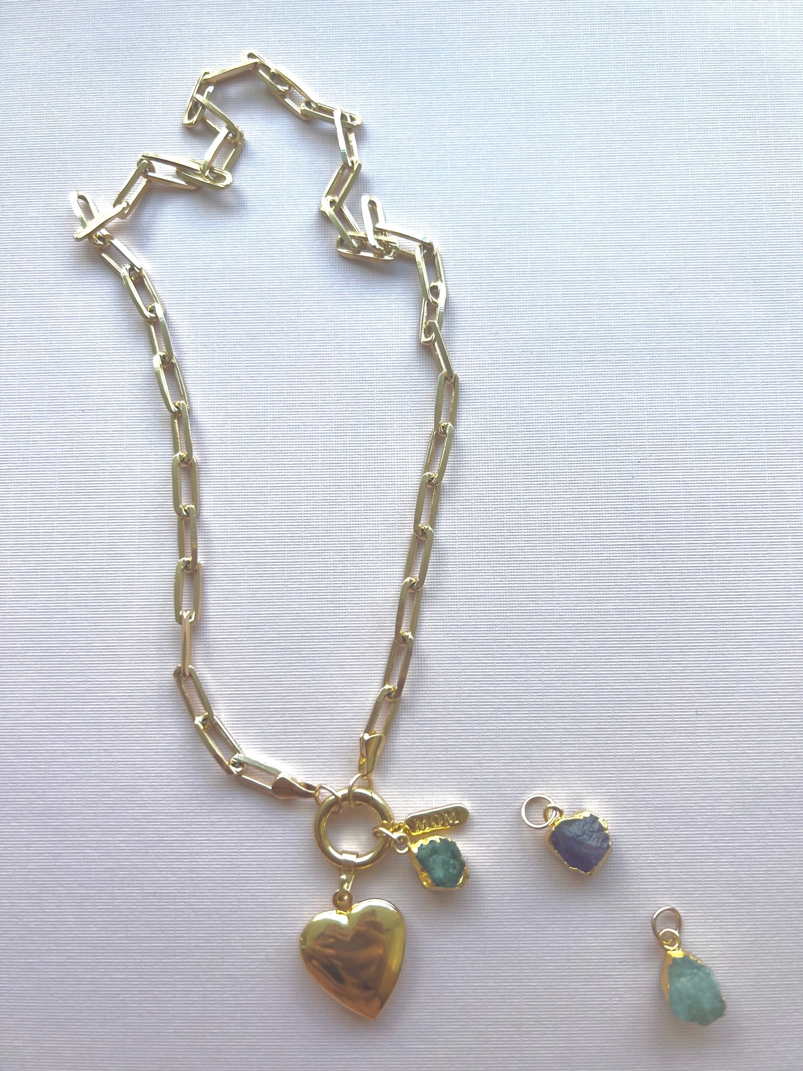 Mom Heart Locket Necklace with custom birthstones Necklaces