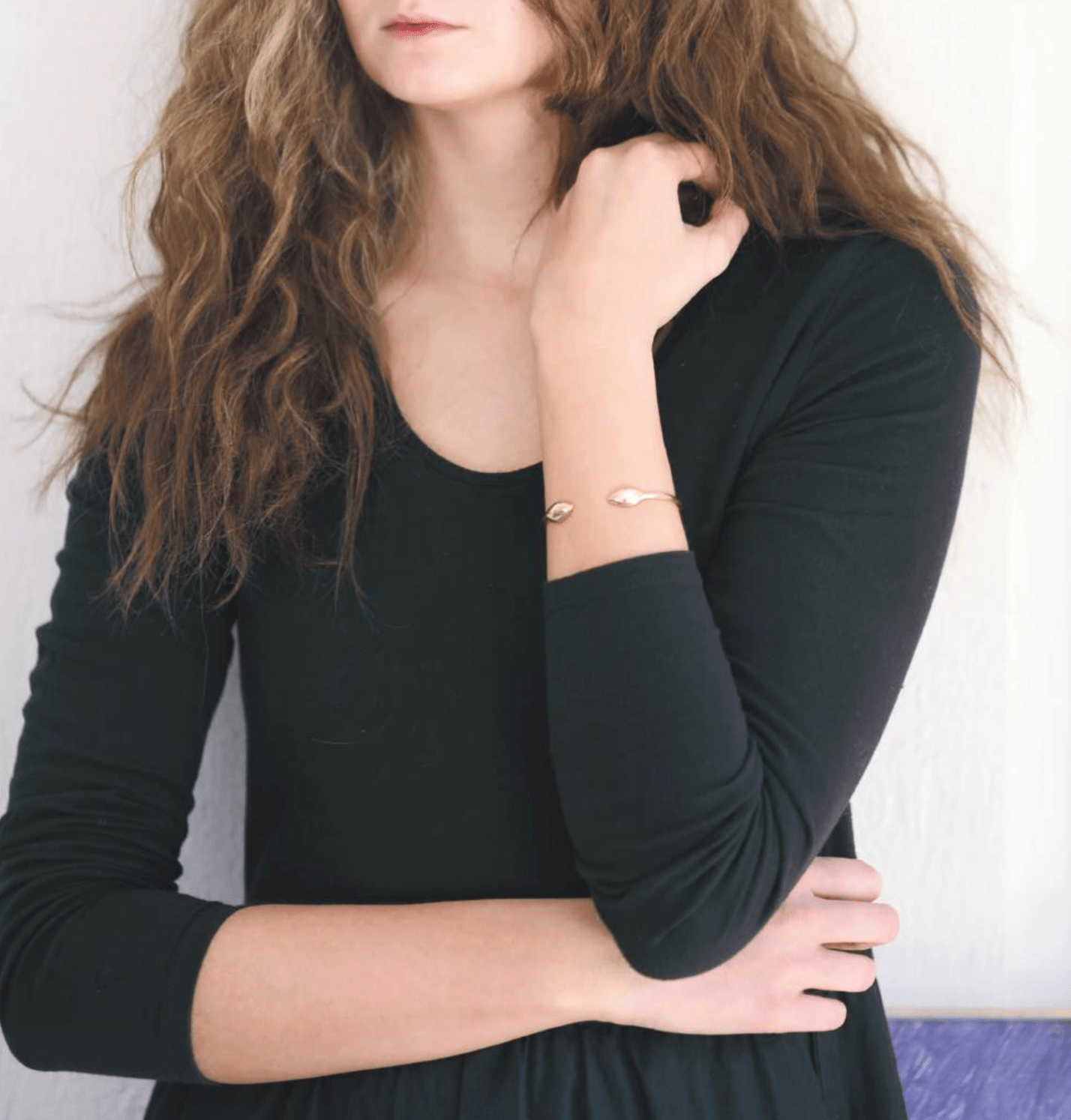 Mosi Snake Brass Cuff Bracelet Bracelets