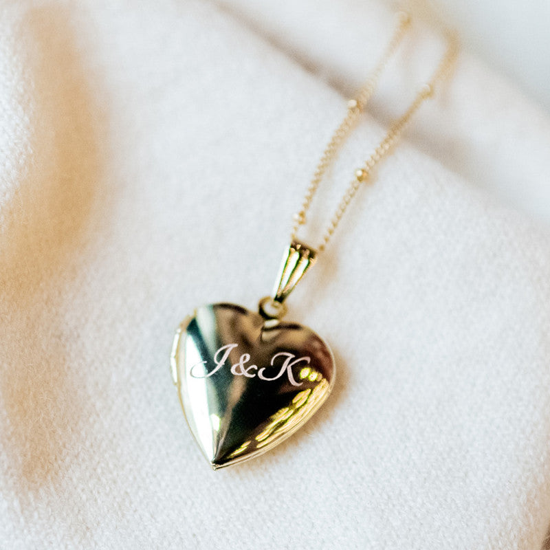 My Heart Locket engraved Engraved