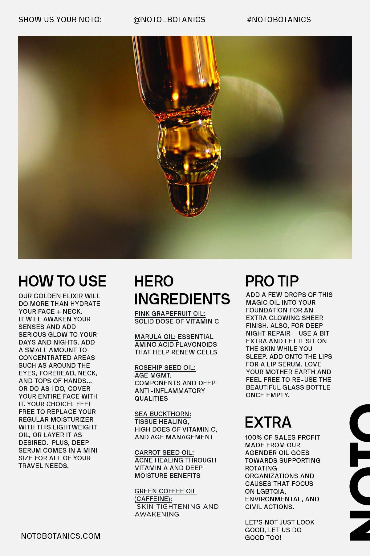 NOTO Botanics - Deep Serum 2 oz.