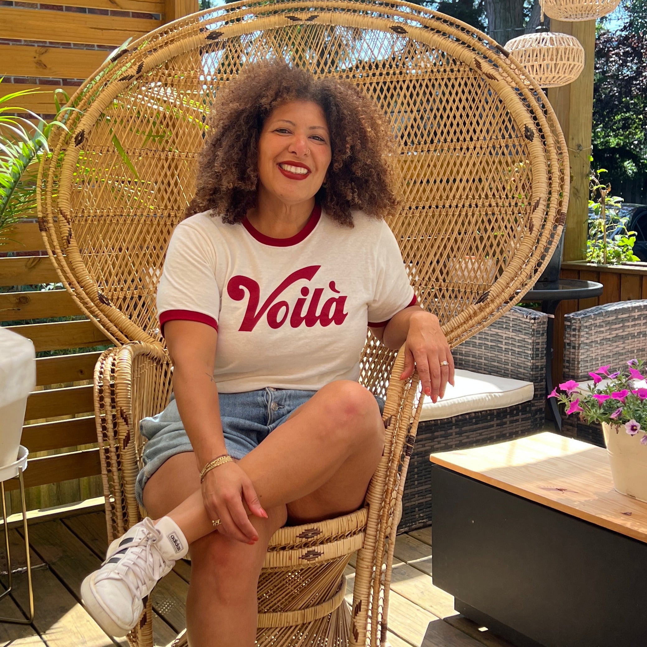 New Voilà Vintage Graphic Tee Tops