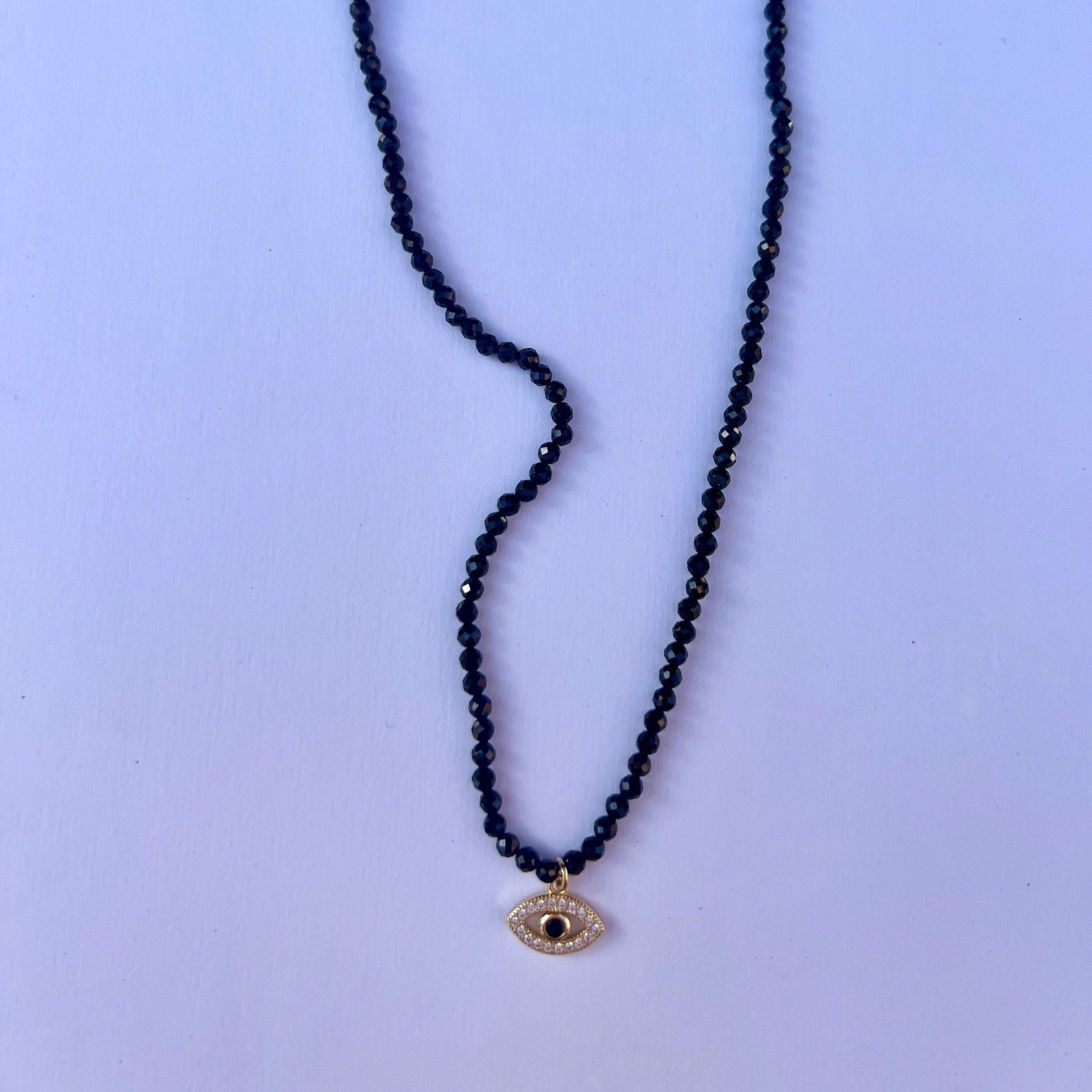 Onyx Evil Eye Necklaces