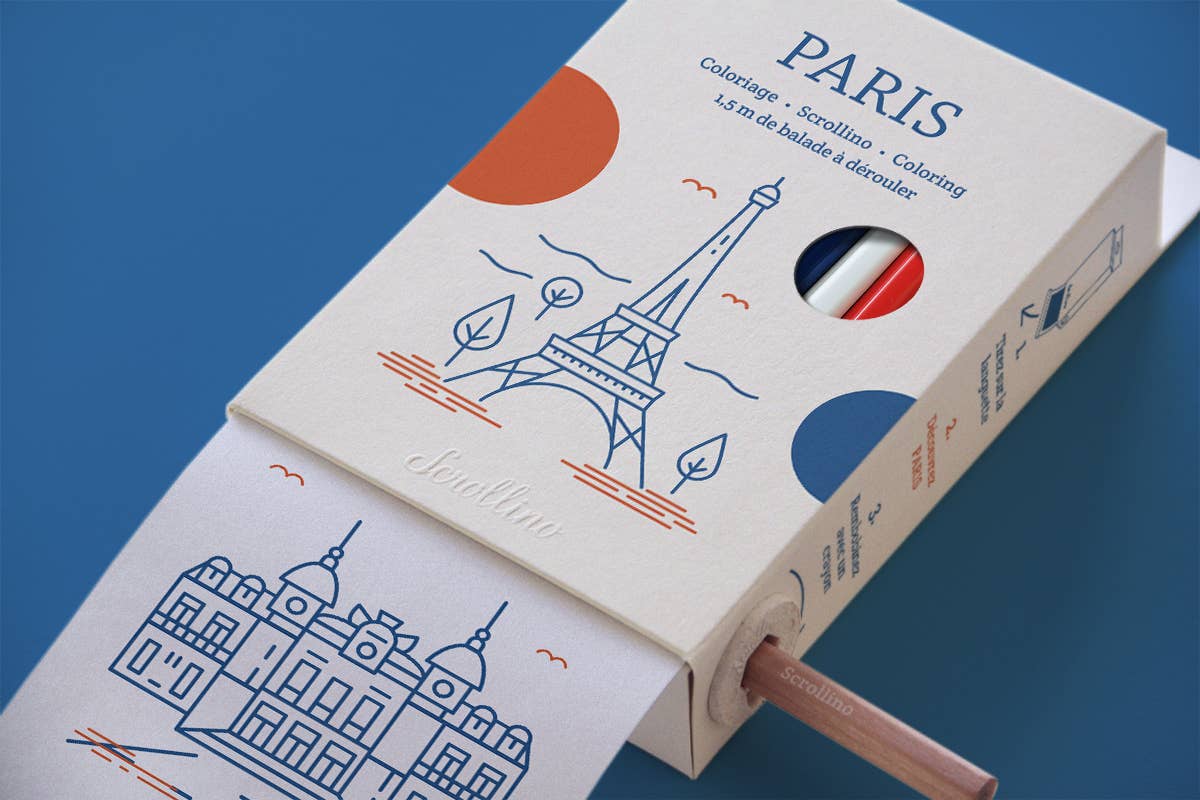 PARIS Coloring Book Babies + Kids