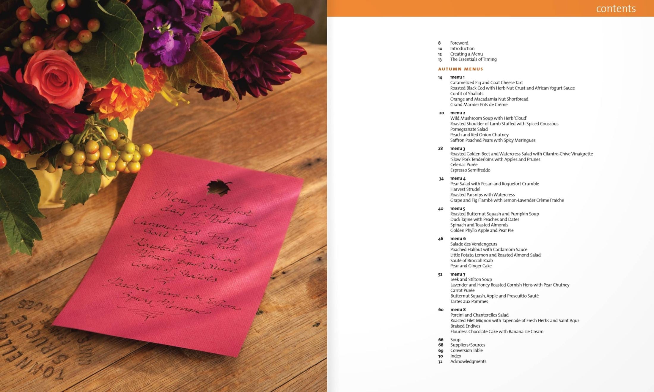 Pascale's Kitchen - A Menu for all Seasons—Autumn