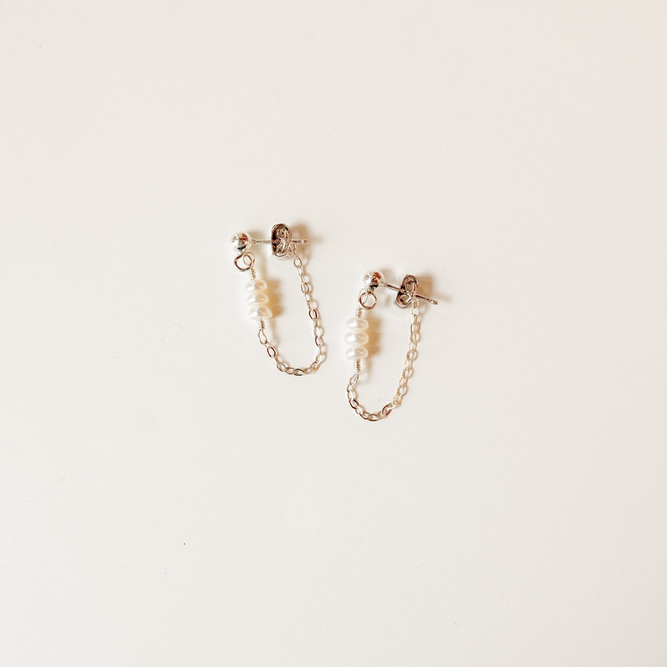 Pearl Chain Earring Earrings