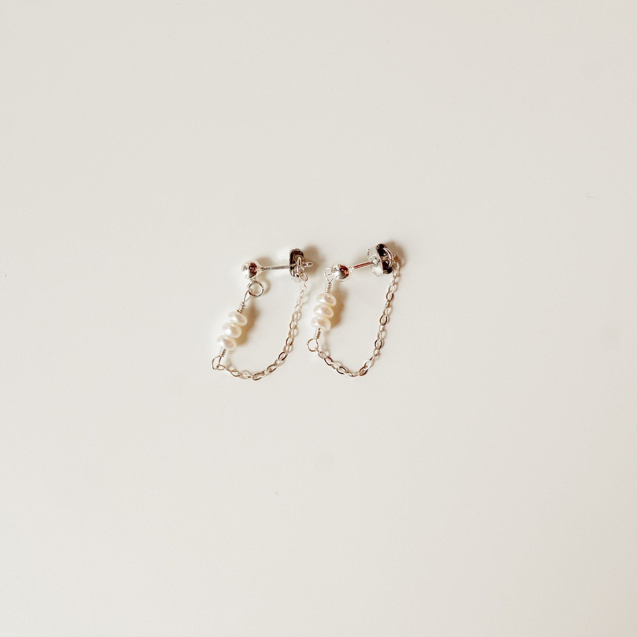 Pearl Chain Earring Earrings