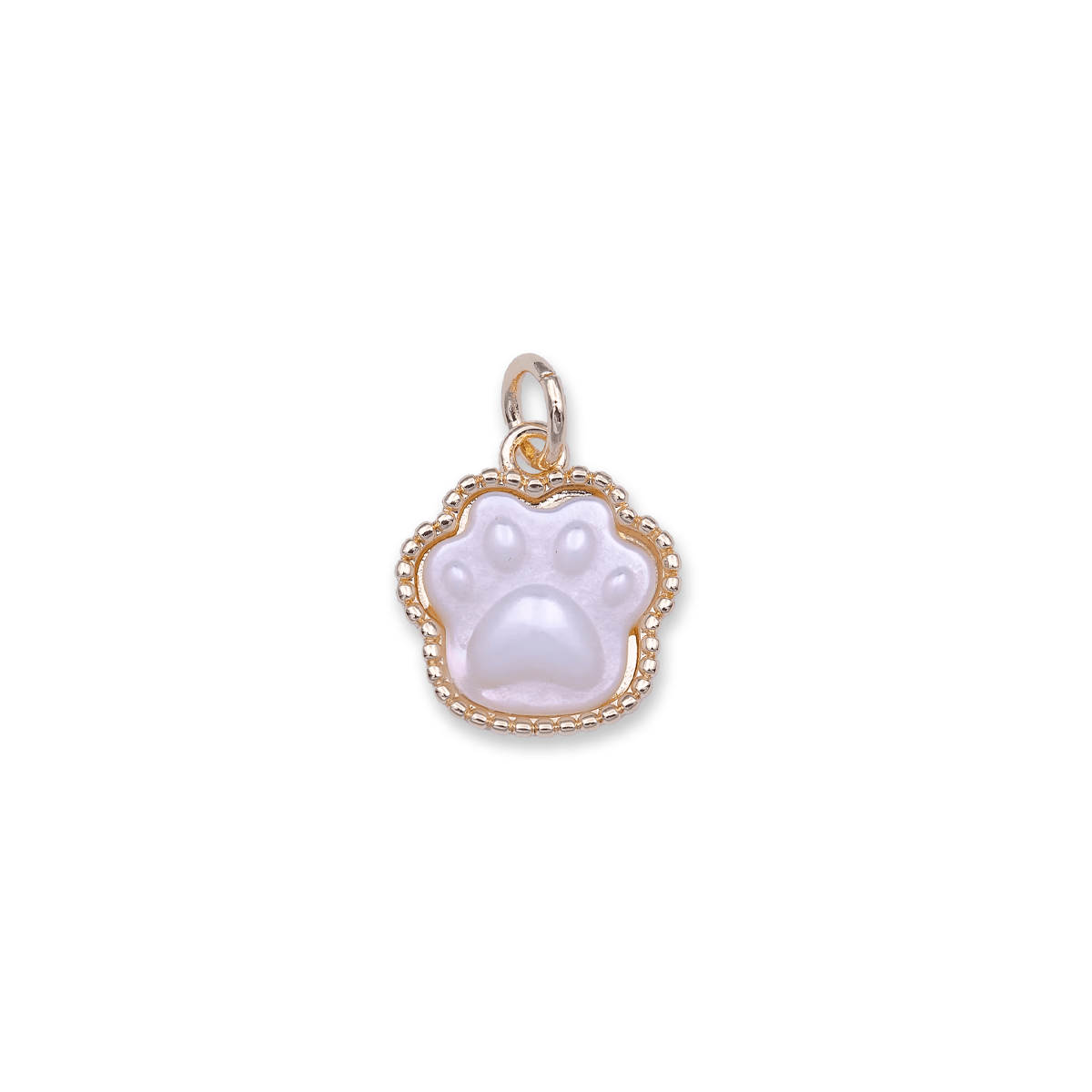 Pearl Dog Paw Charm Charms