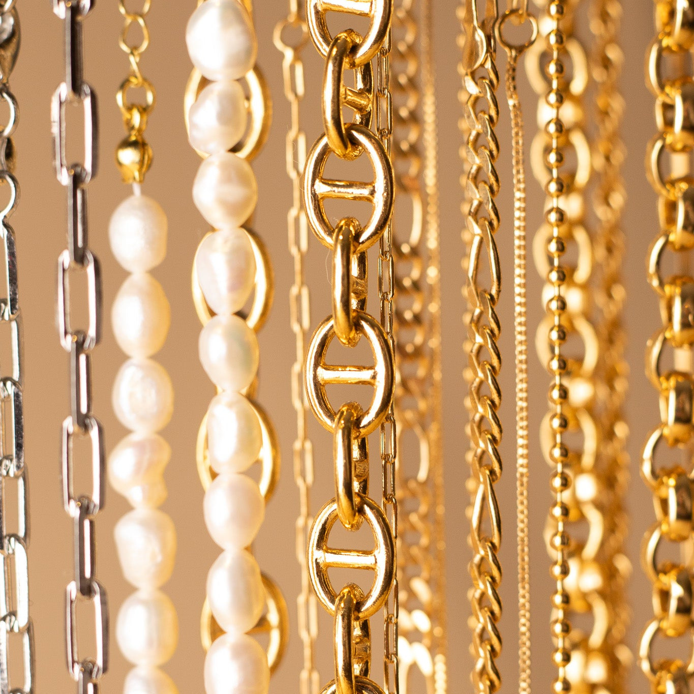 Pearl Layering Necklace Necklaces