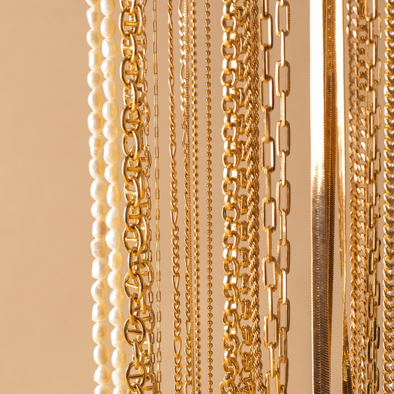 Pearl Layering Necklace Necklaces