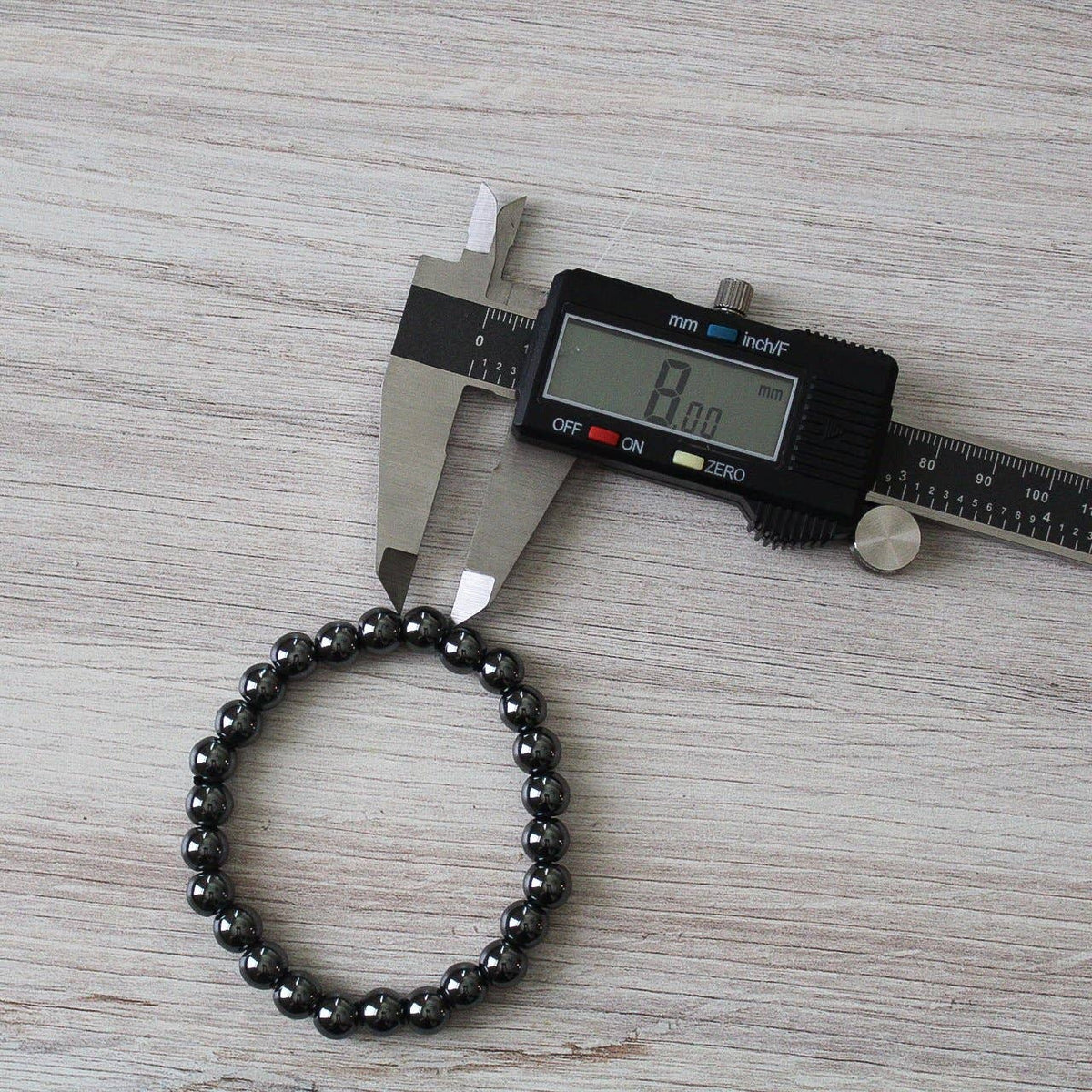 Pebble House - Hematite Bracelet 8mm or 6mm - Crystals & Stones