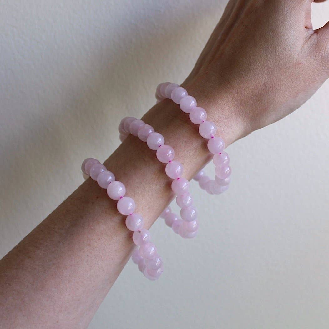 Pebble House - Rose Quartz Bracelet 4mm/6mm/8mm - Crystals & Stones