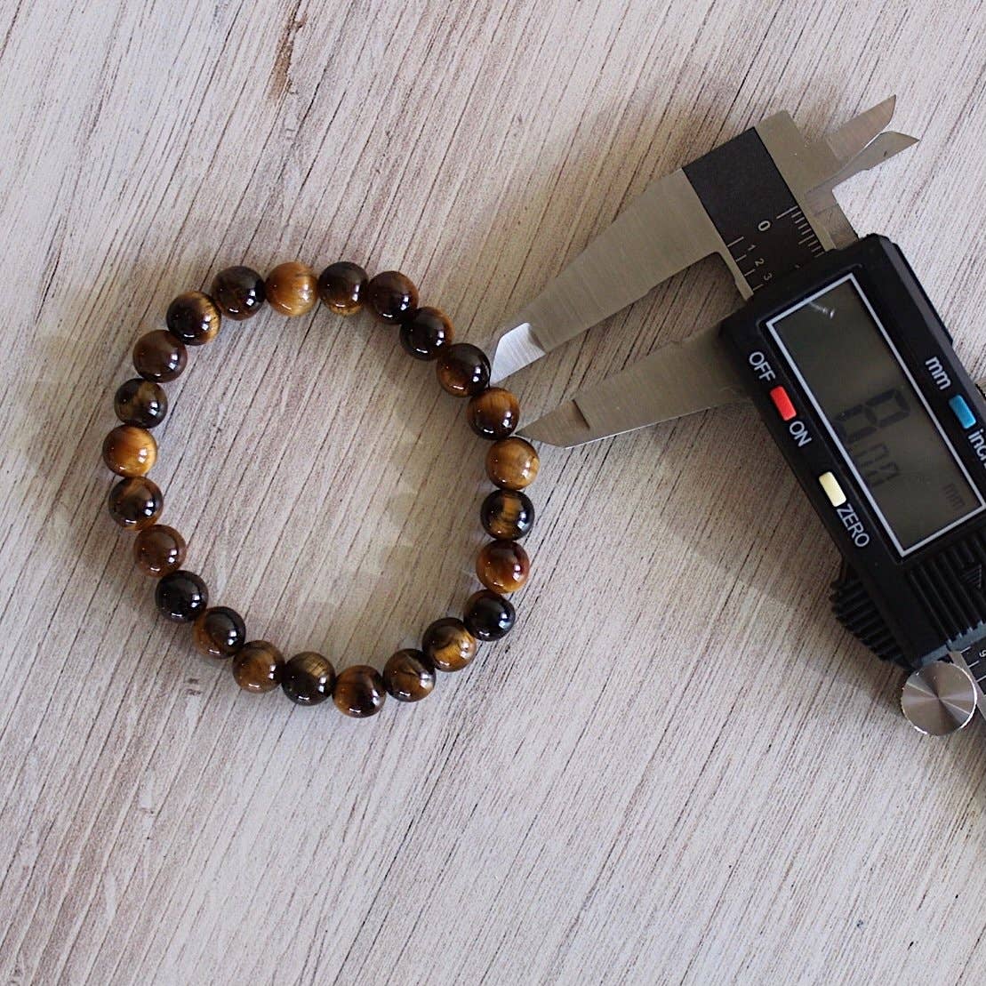 Pebble House - Tiger's Eye Bracelet 4mm/6mm/8mm - Crystals & Stones
