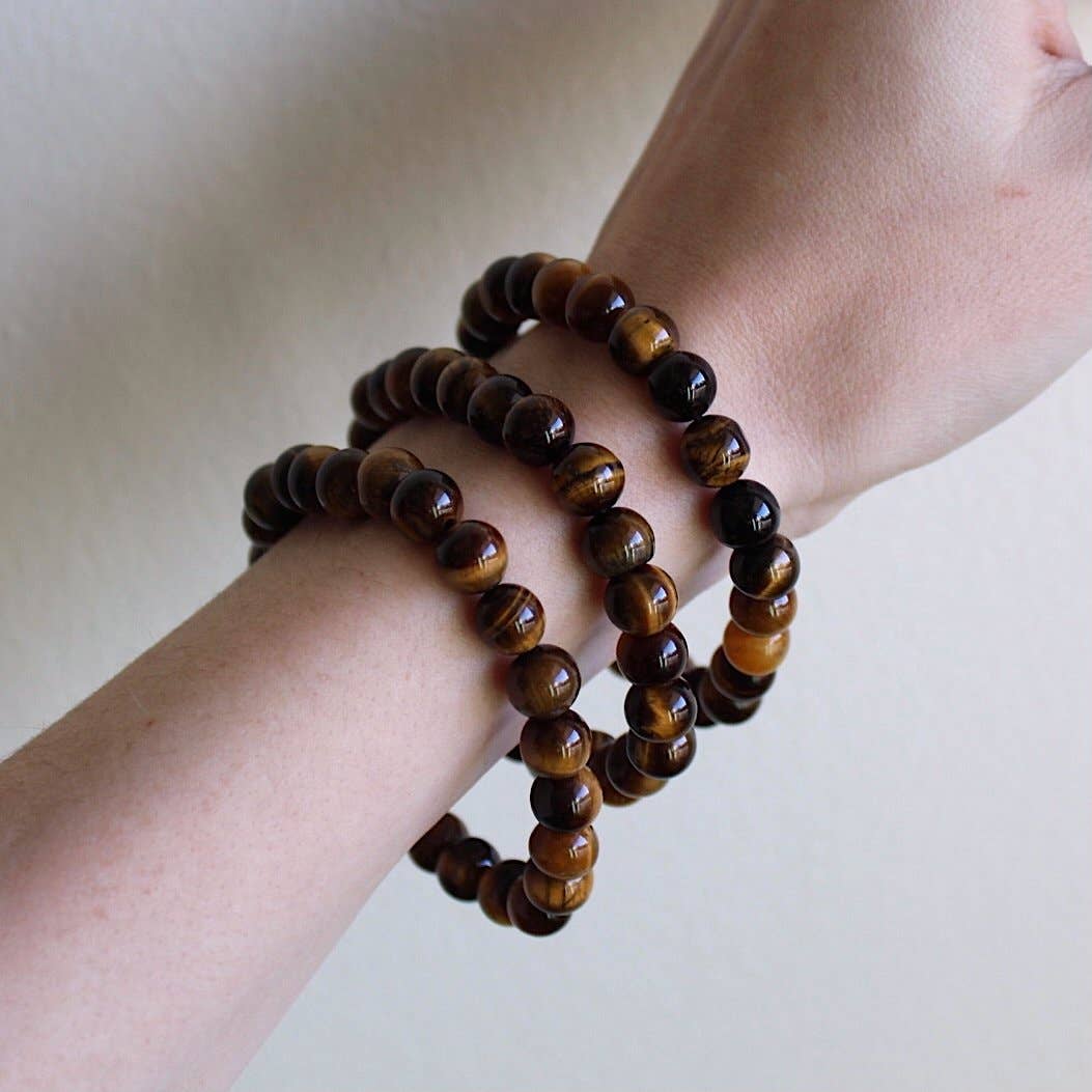 Pebble House - Tiger's Eye Bracelet 4mm/6mm/8mm - Crystals & Stones