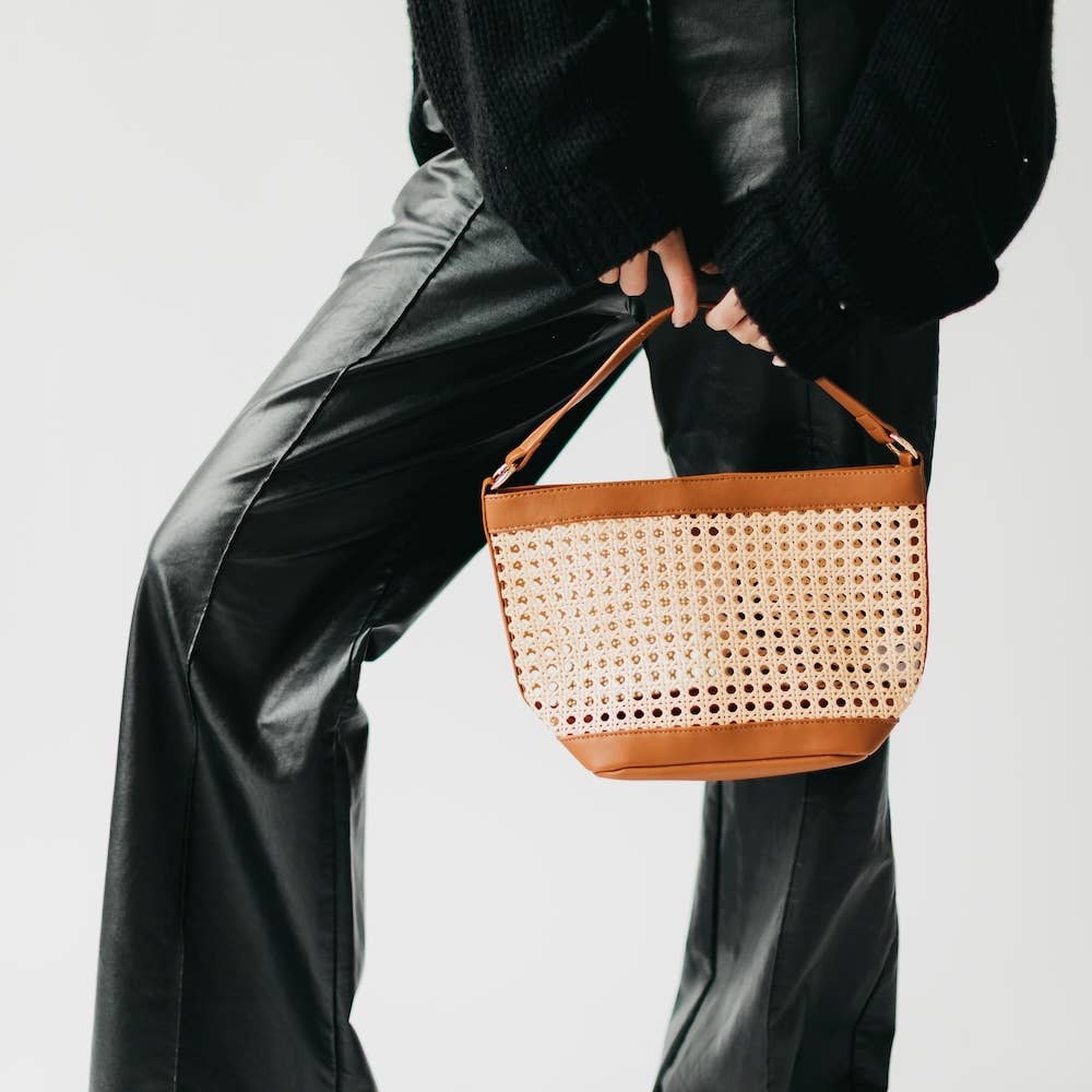 Pretty Simple - Bryce Woven Bucket Bag