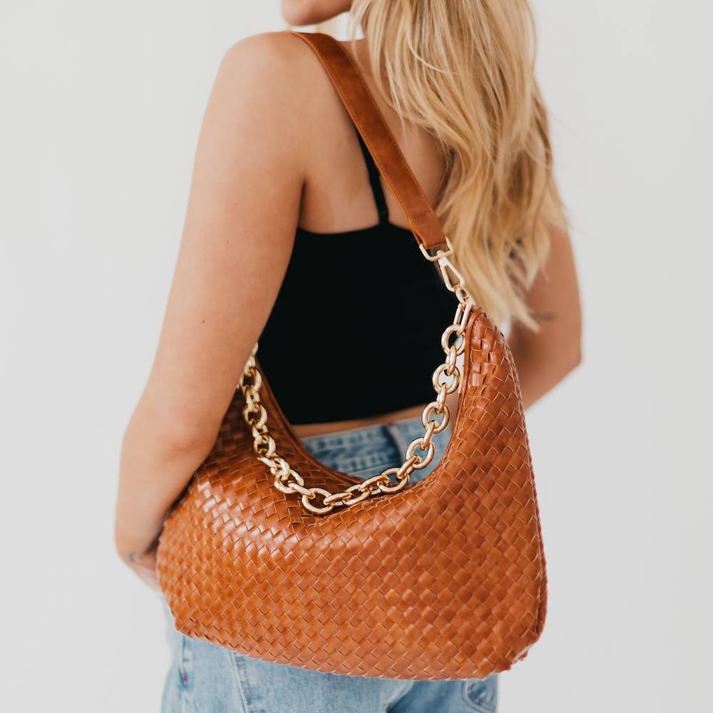 Pretty Simple - Sienna Slouchy Woven Shoulder Bag