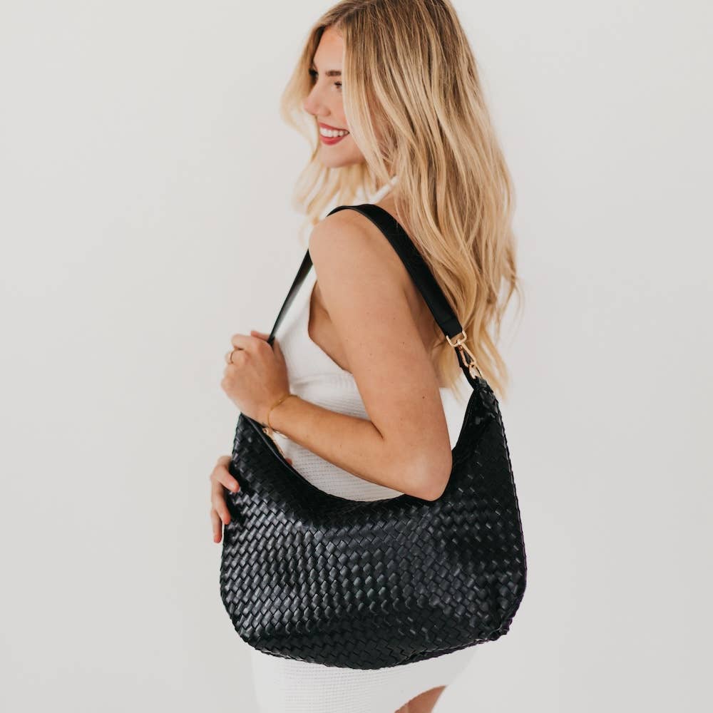 Pretty Simple - Sienna Slouchy Woven Shoulder Bag