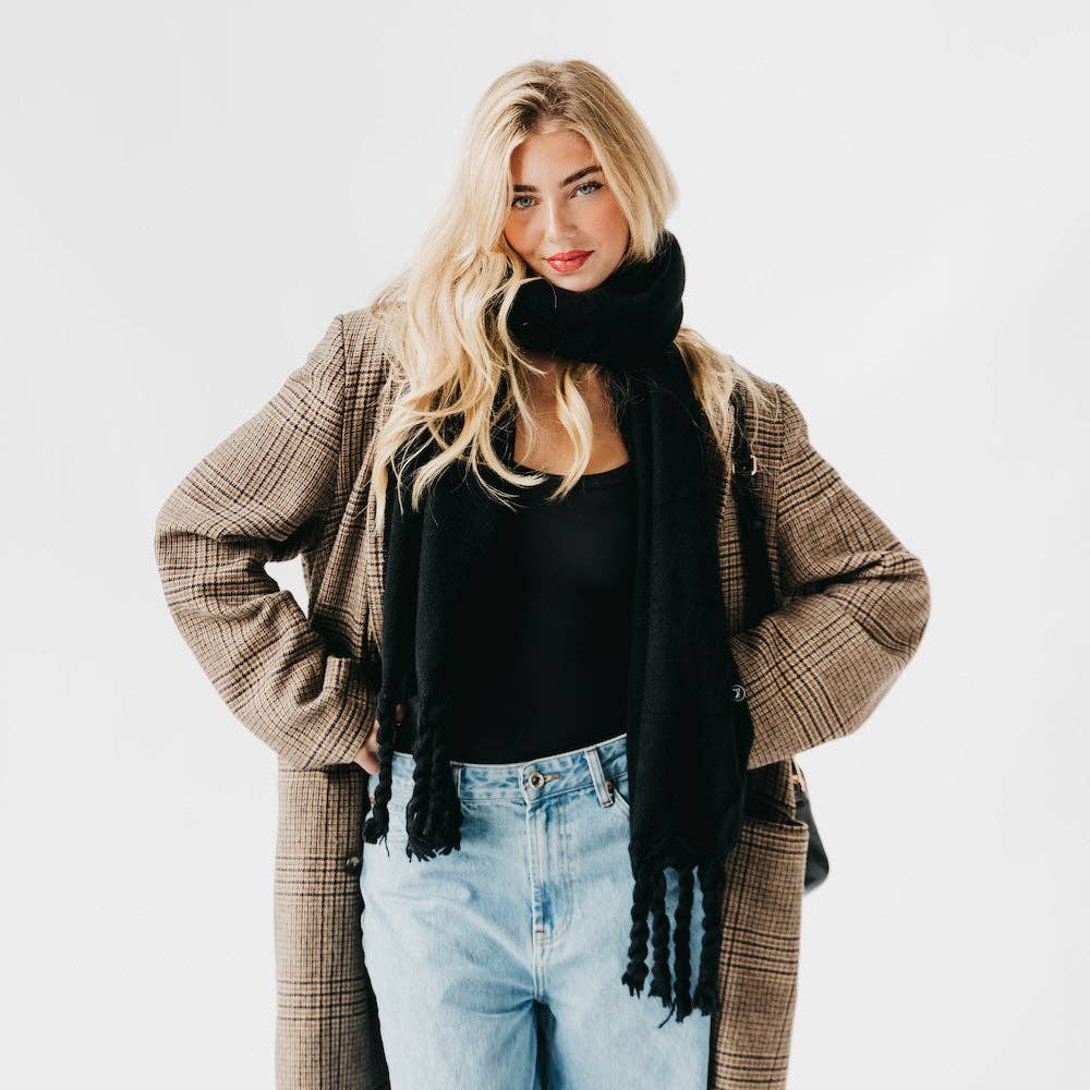 Pretty Simple - Twyla Twisted Tassel Scarf