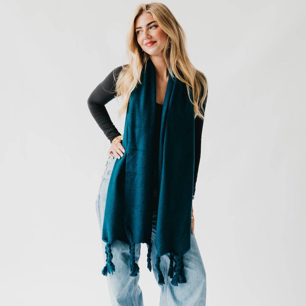Pretty Simple - Twyla Twisted Tassel Scarf