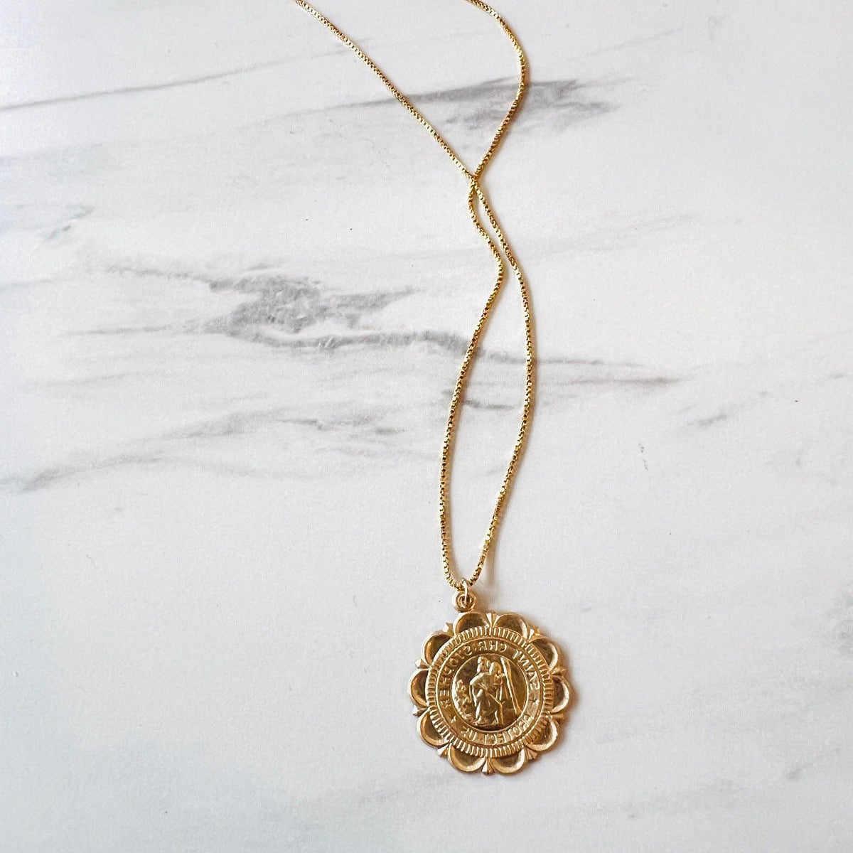 Protector St. Christopher Necklace Necklaces