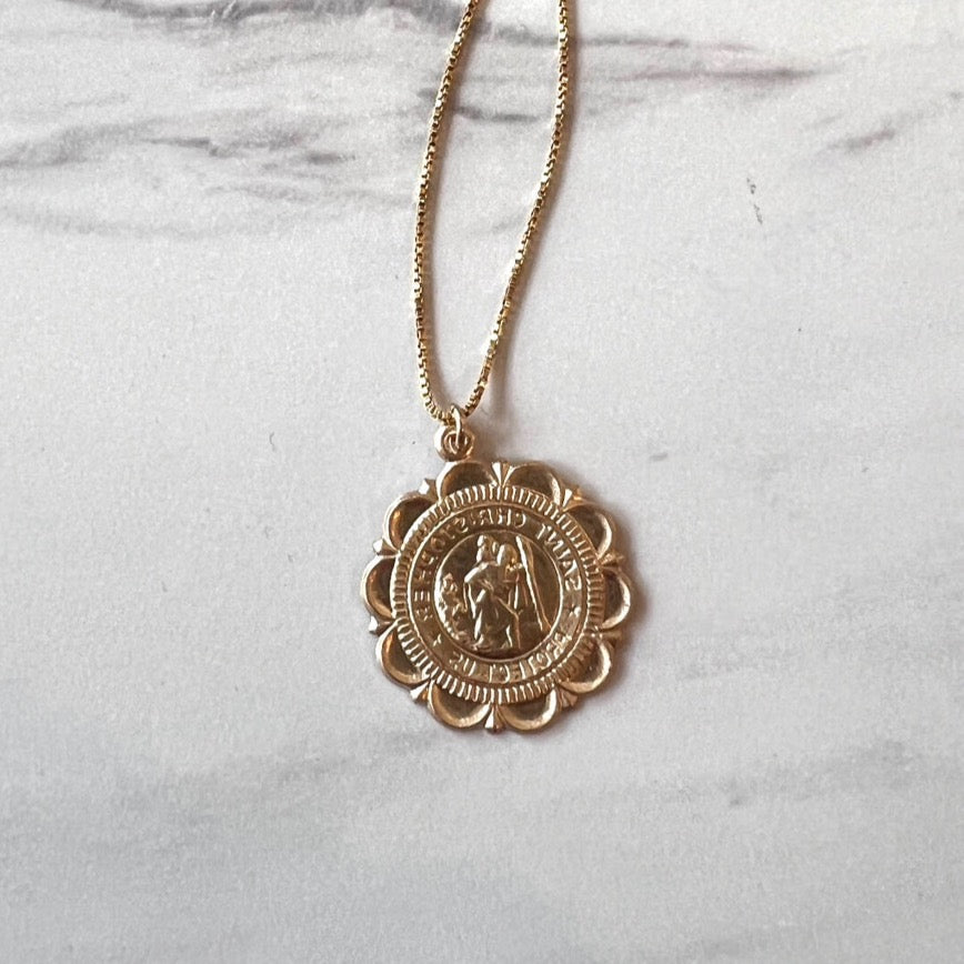 Protector St. Christopher Necklace Necklaces