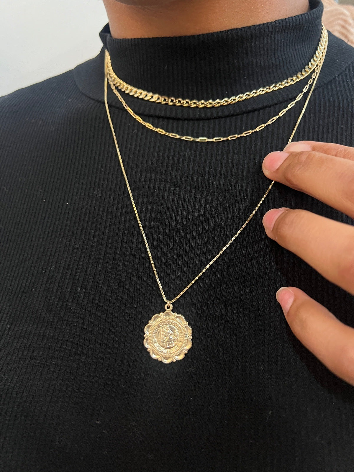 Protector St. Christopher Necklace Necklaces