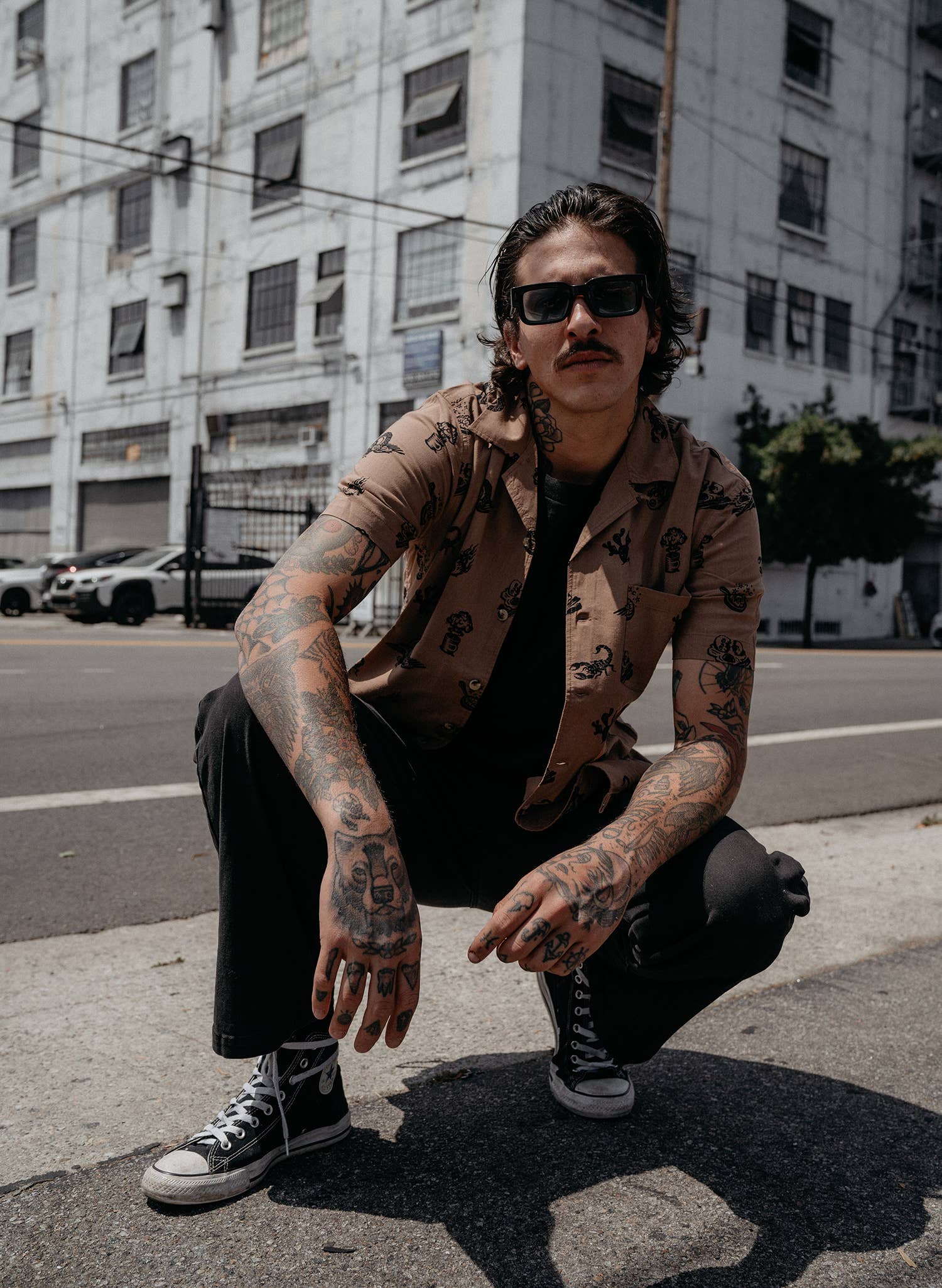 Pyknic - Brain Fried Desert Casual Button Down Shirt Men & Women