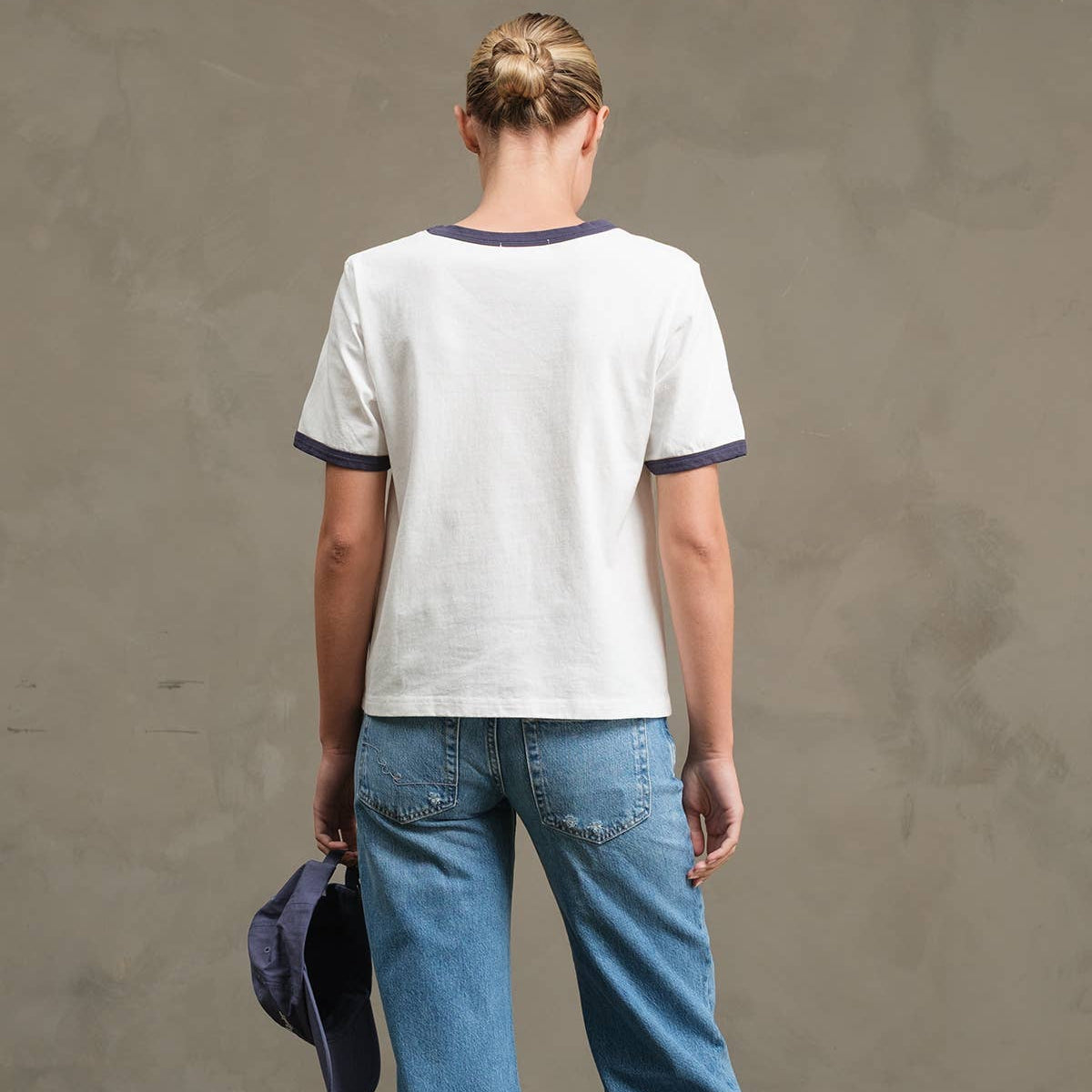 RAISONNEL - Bonjour Contrast Ringer Tee - RTK1036